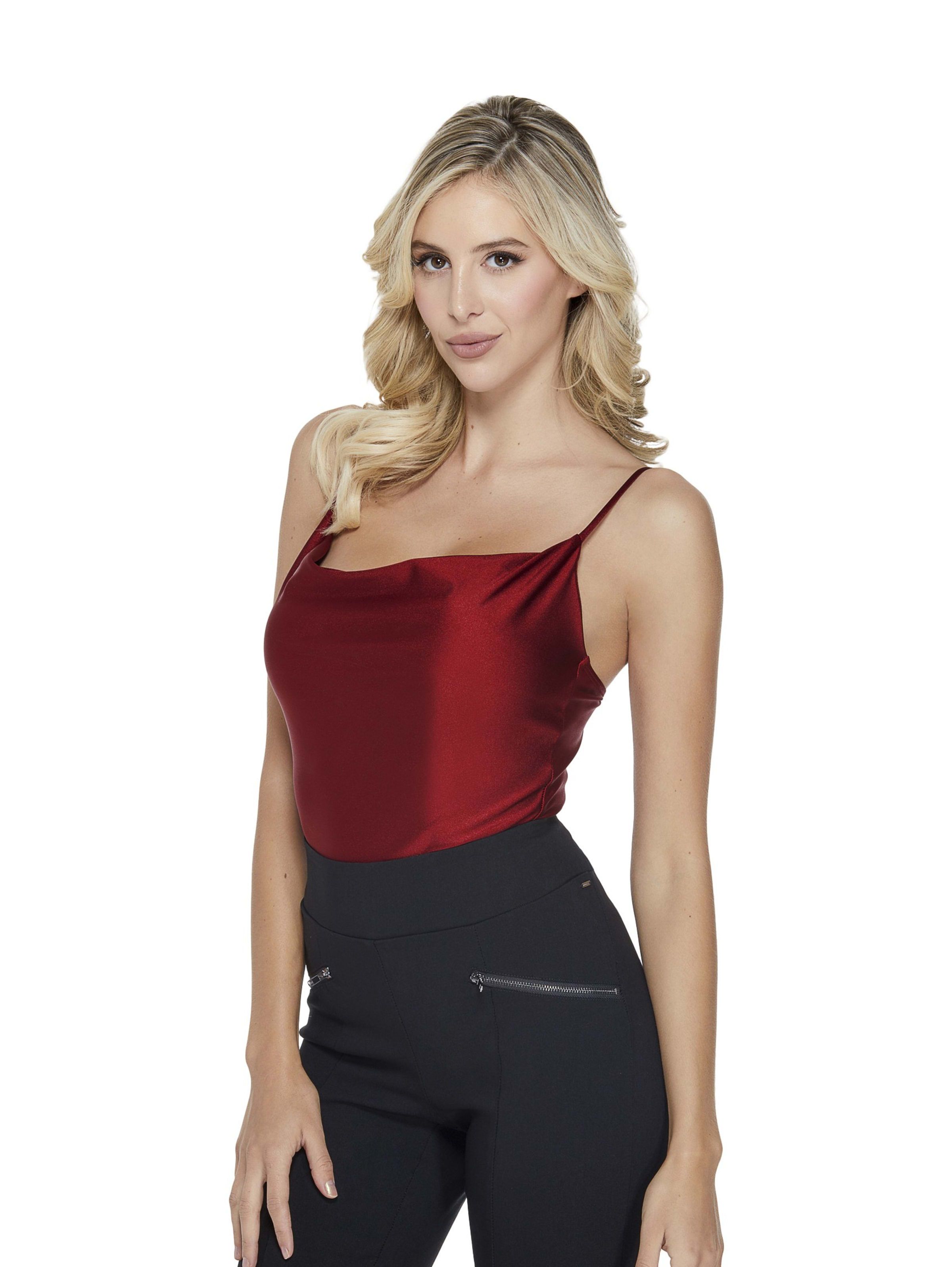 guess red bodysuit