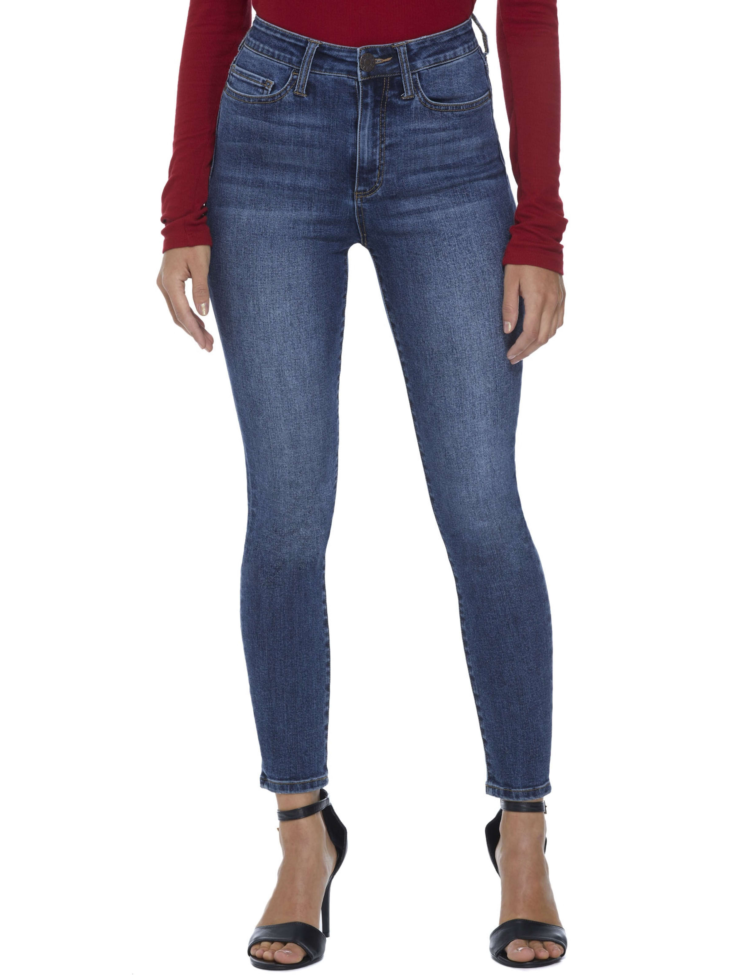 guess super high rise skinny jeans