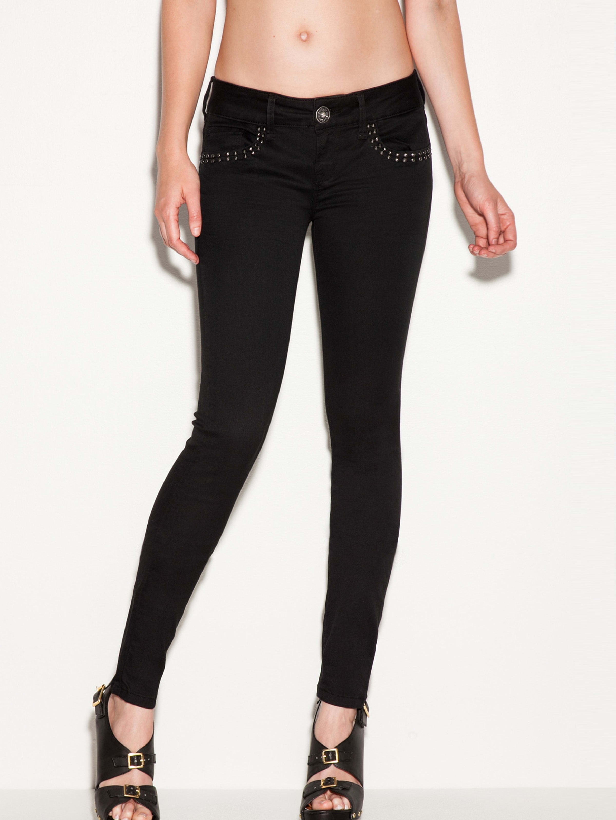 guess studded jeans