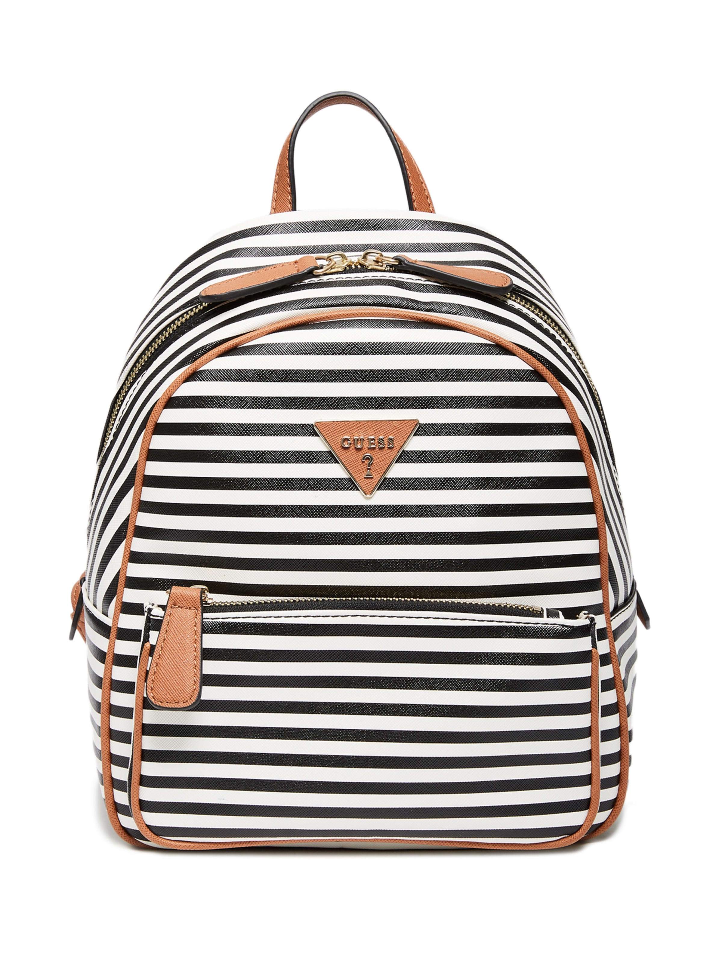 striped bookbag