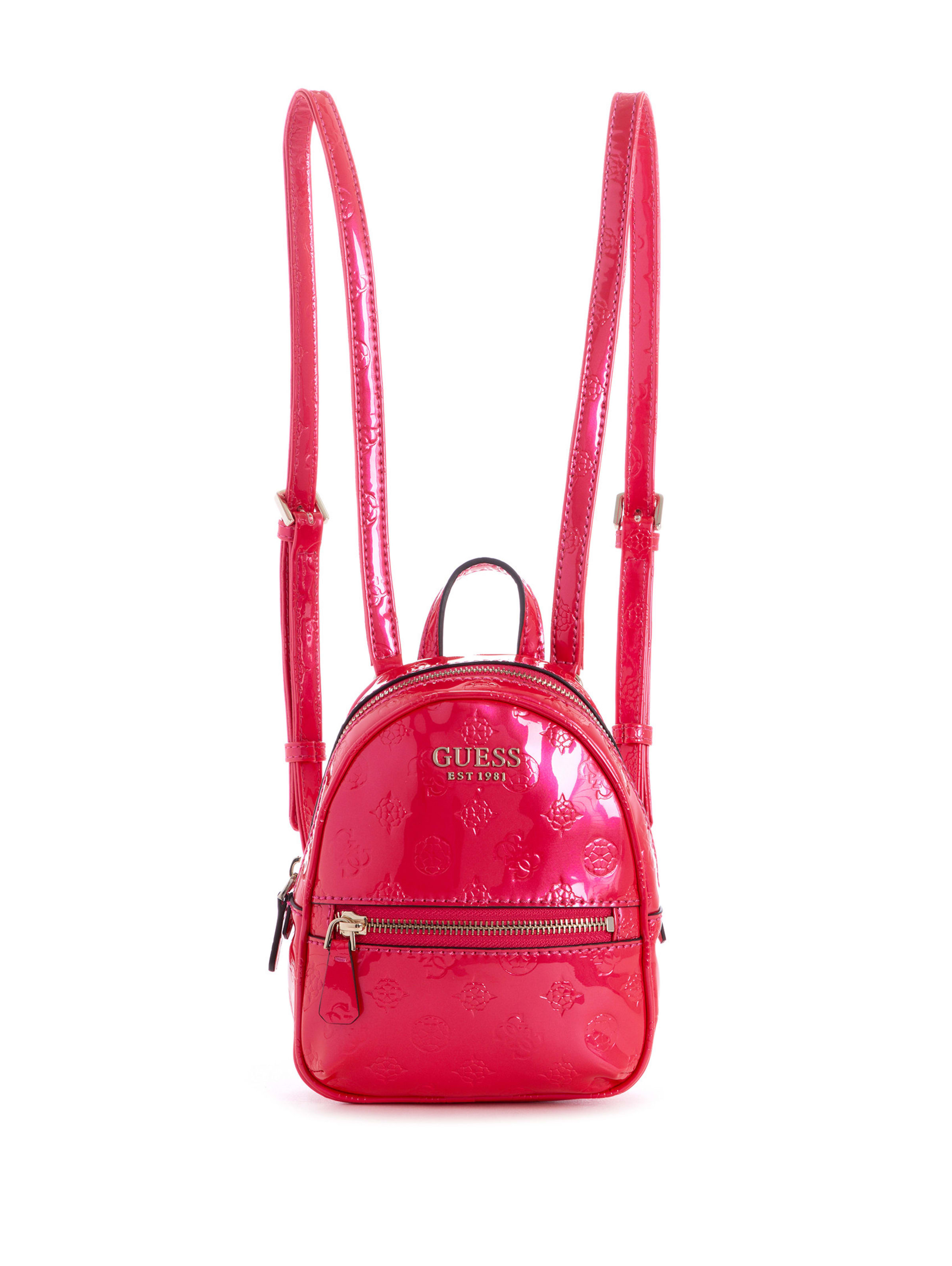 guess red mini backpack