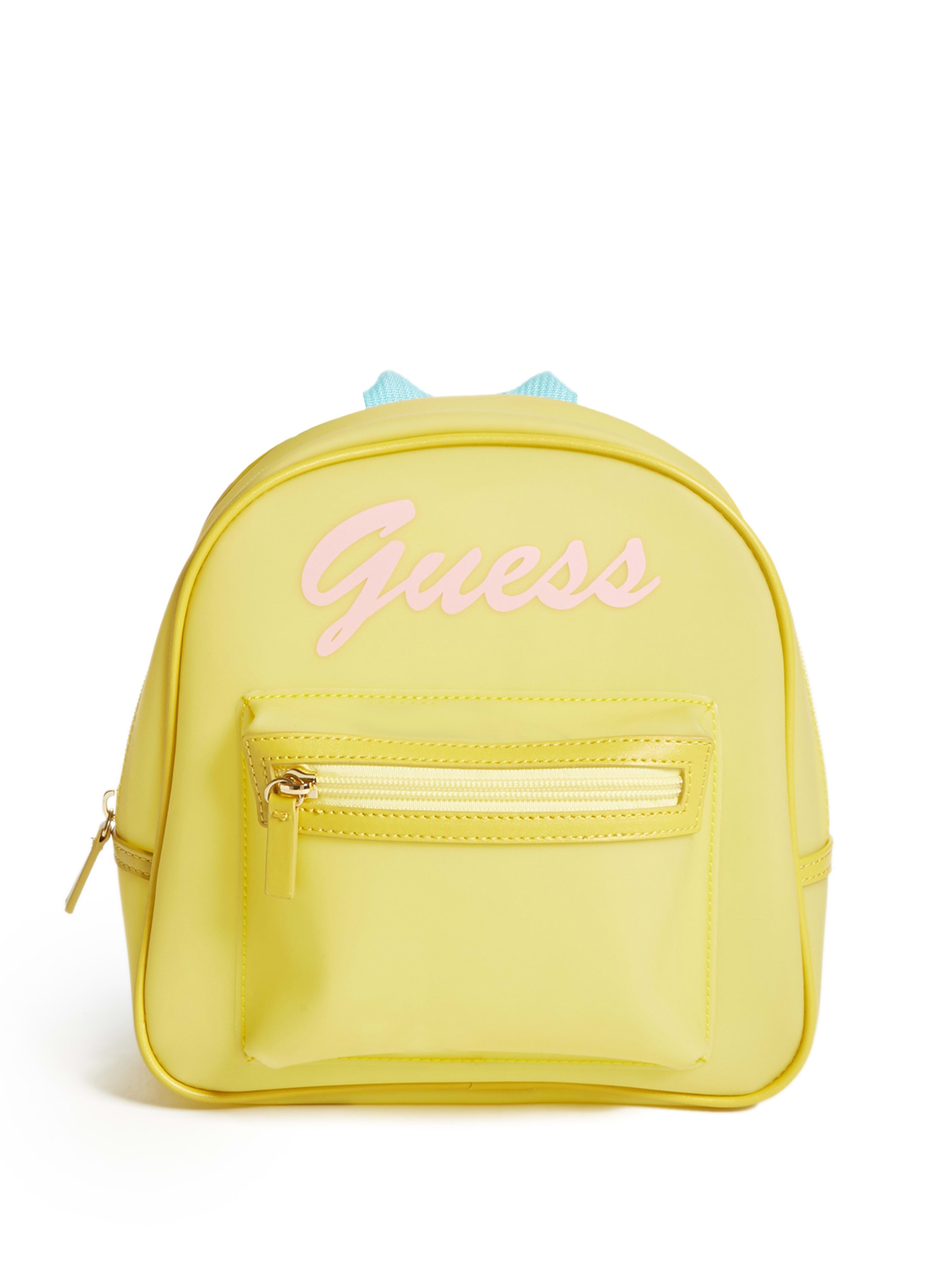 guess yellow backpack