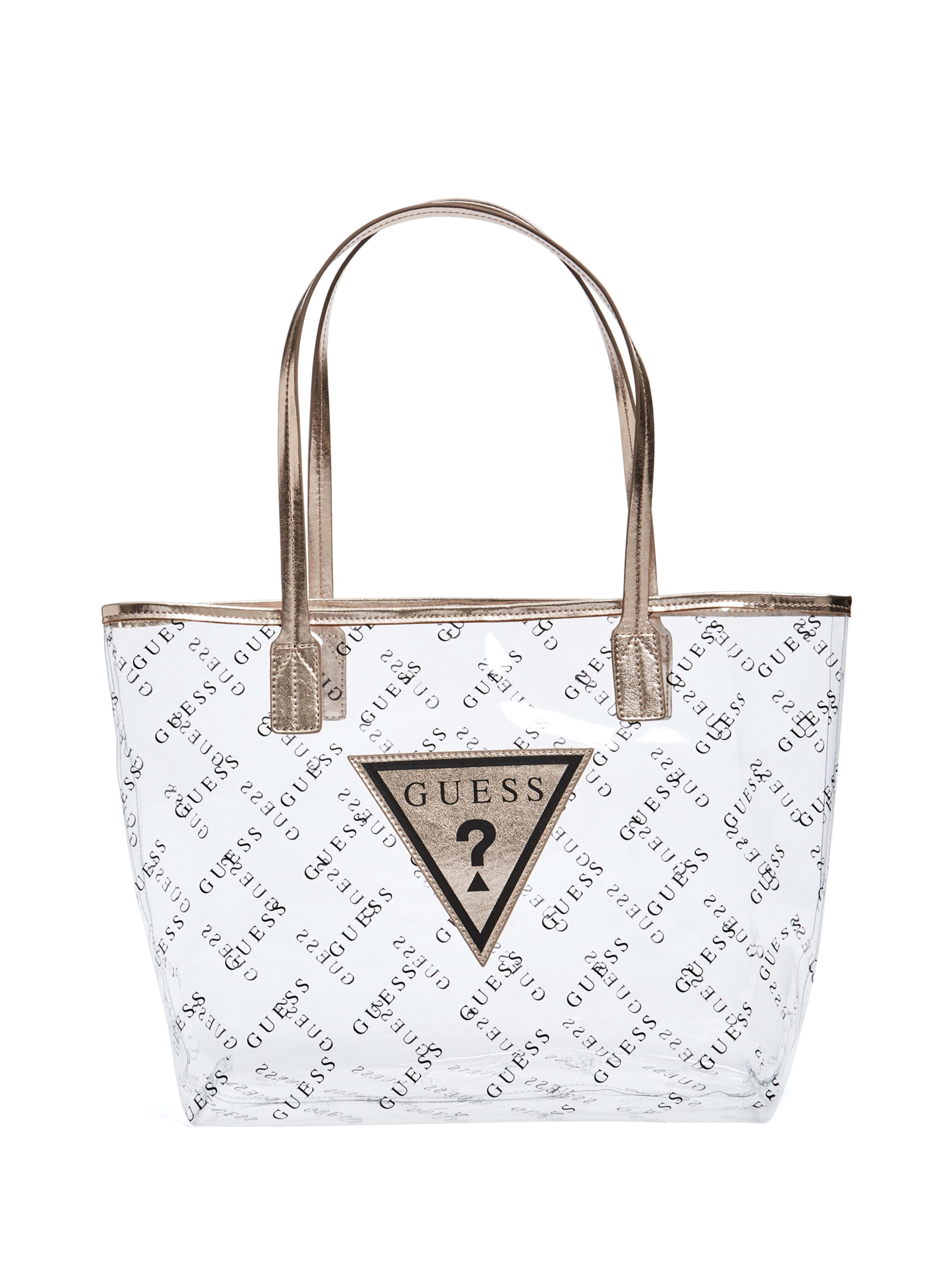 guess clear purse