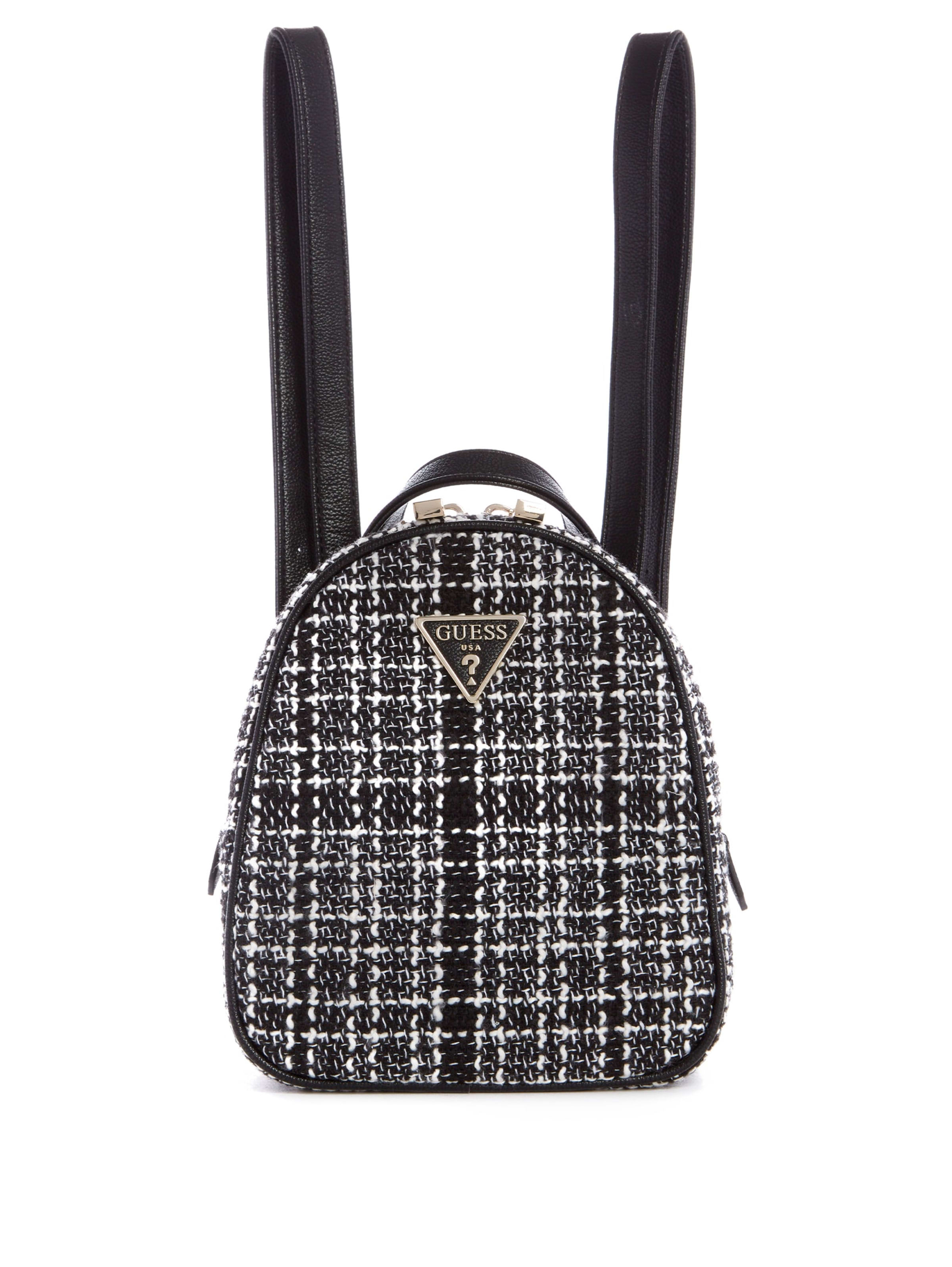 guess mini backpack white