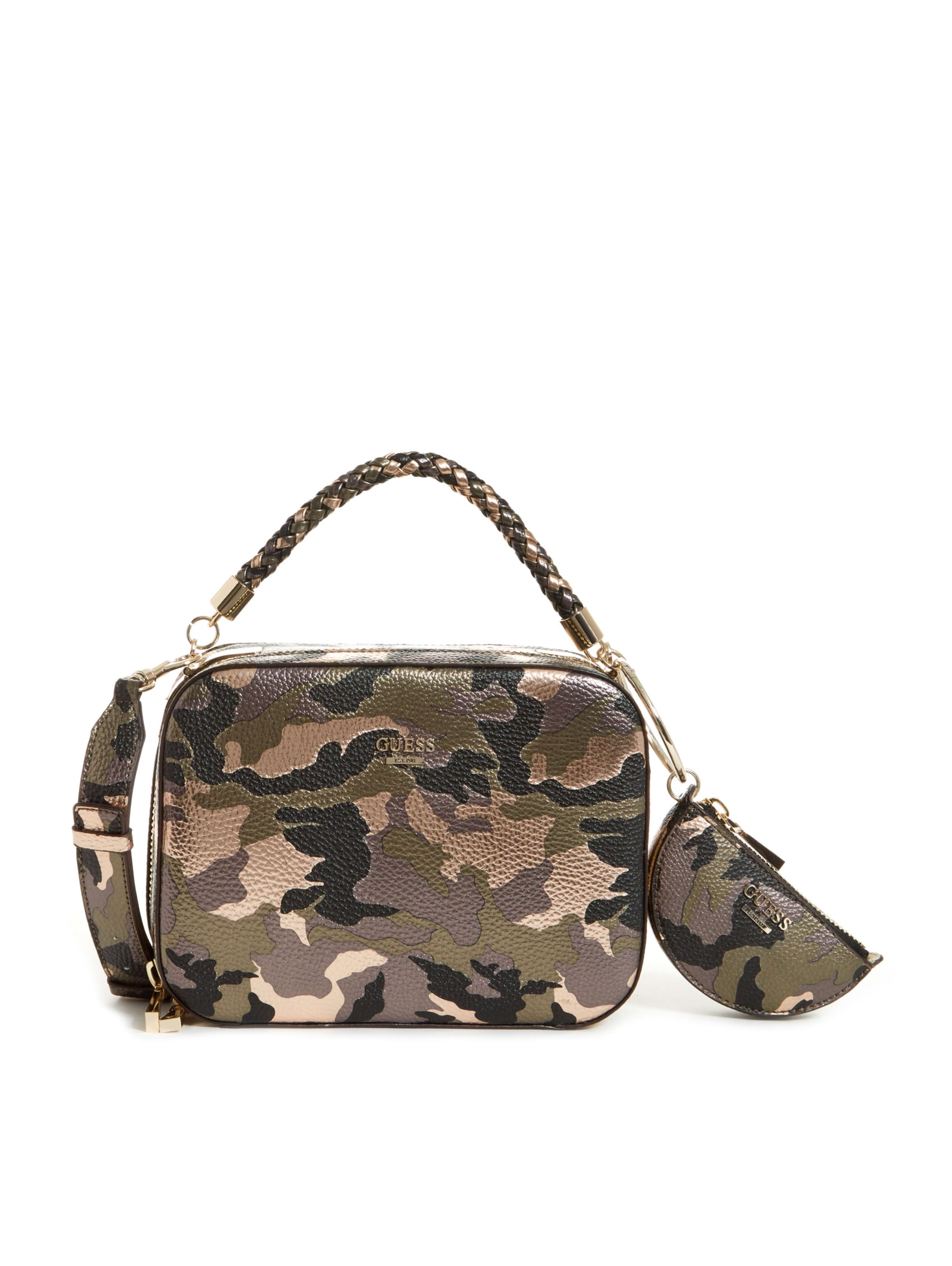 guess camo bag