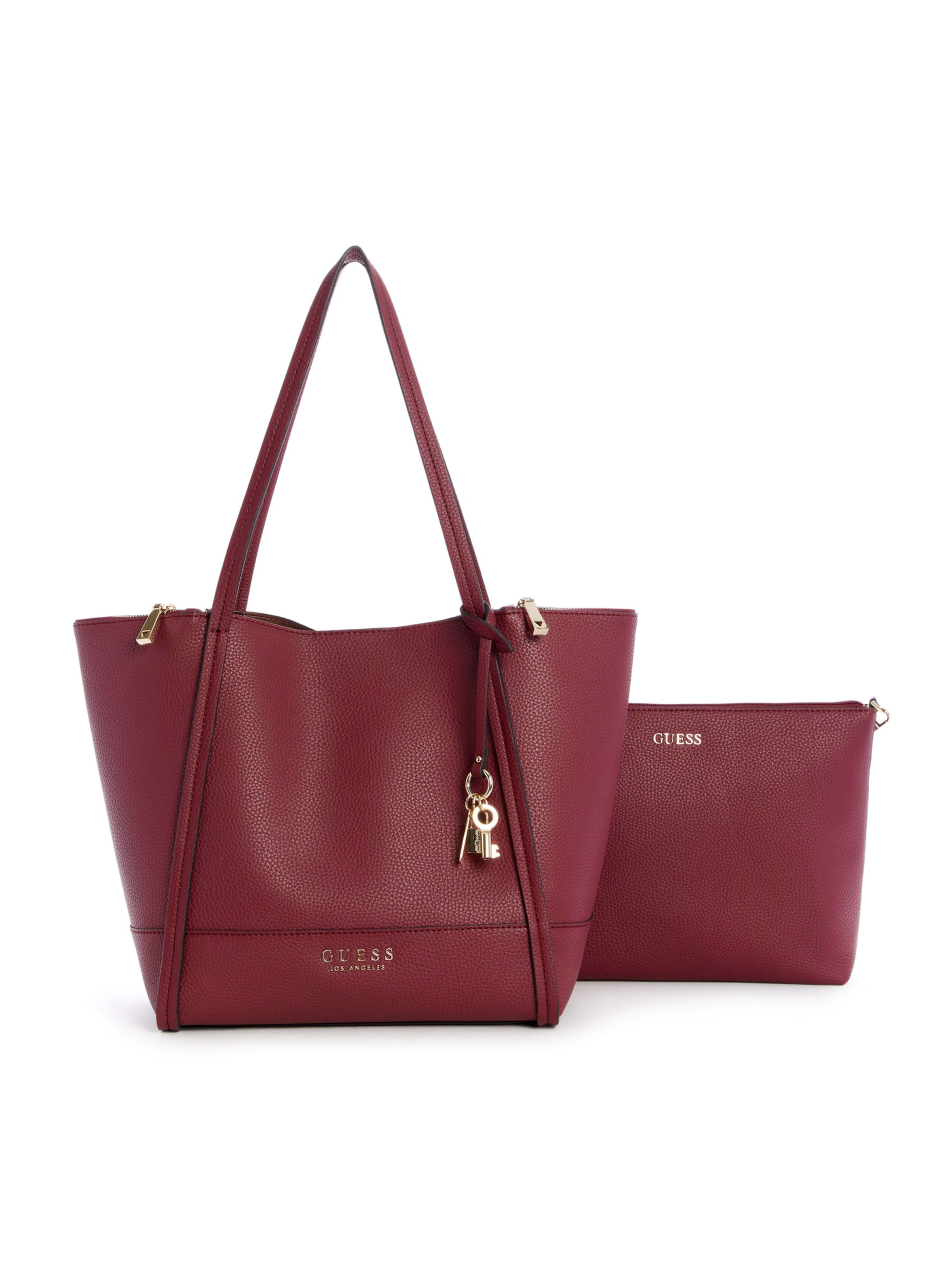 guess maroon bag