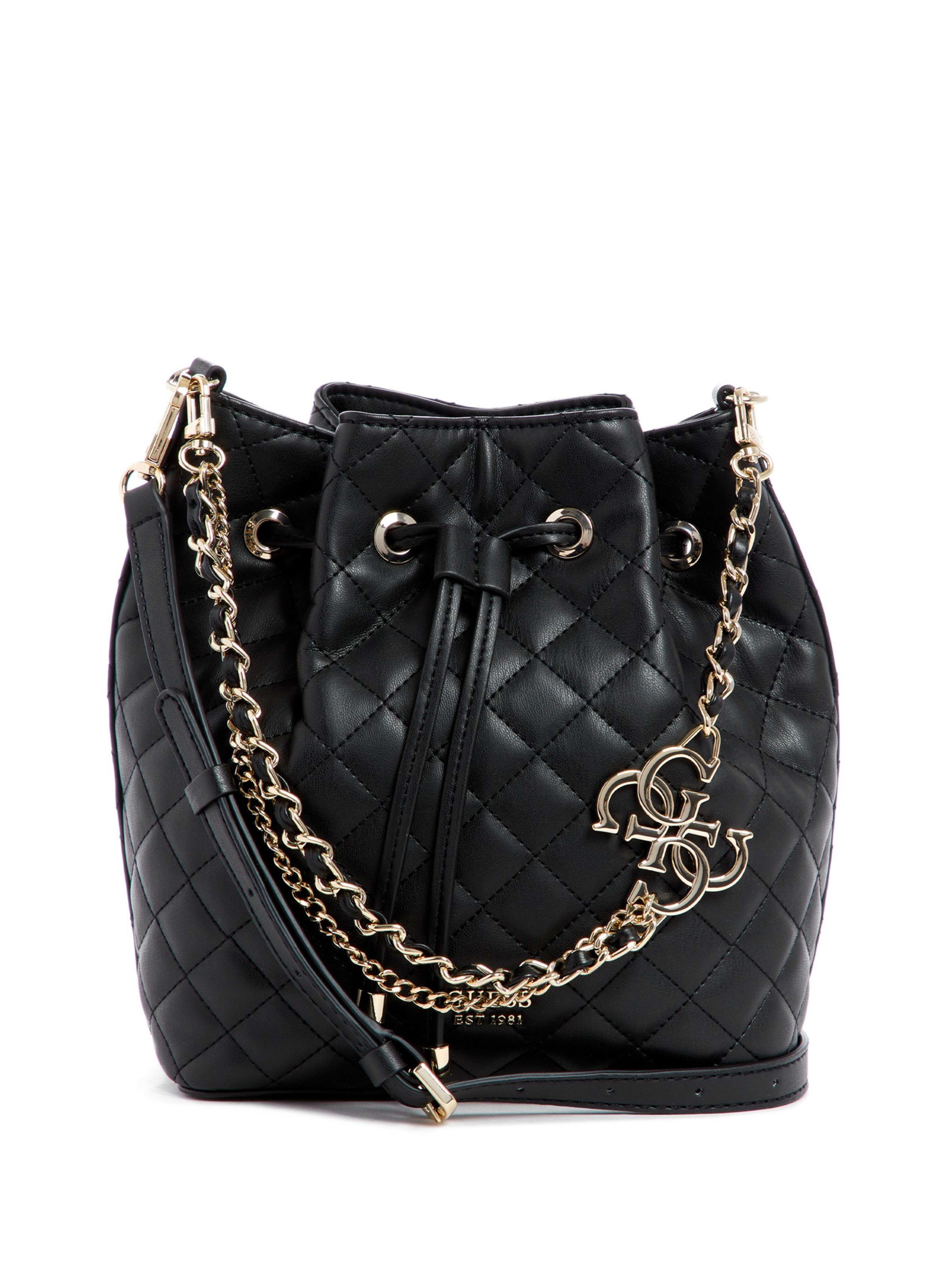 quilted bucket bag