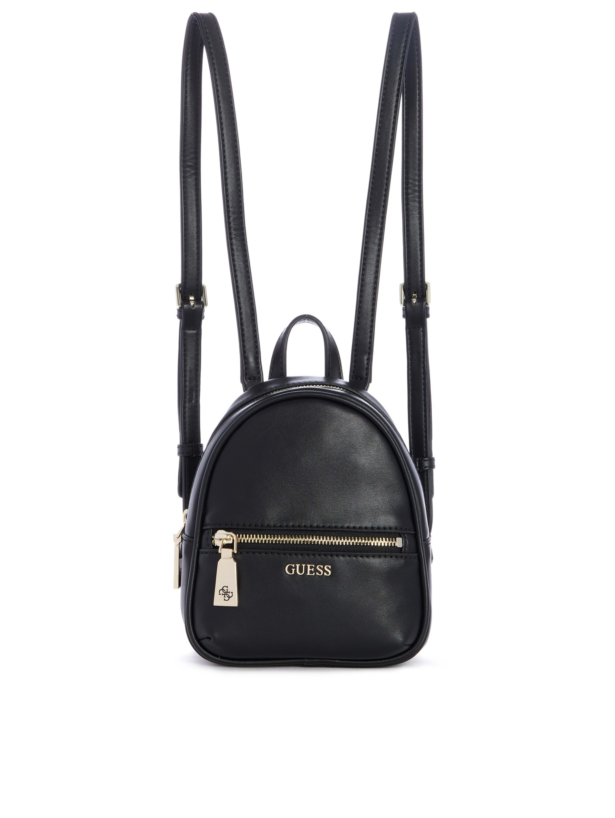 guess mini backpack white