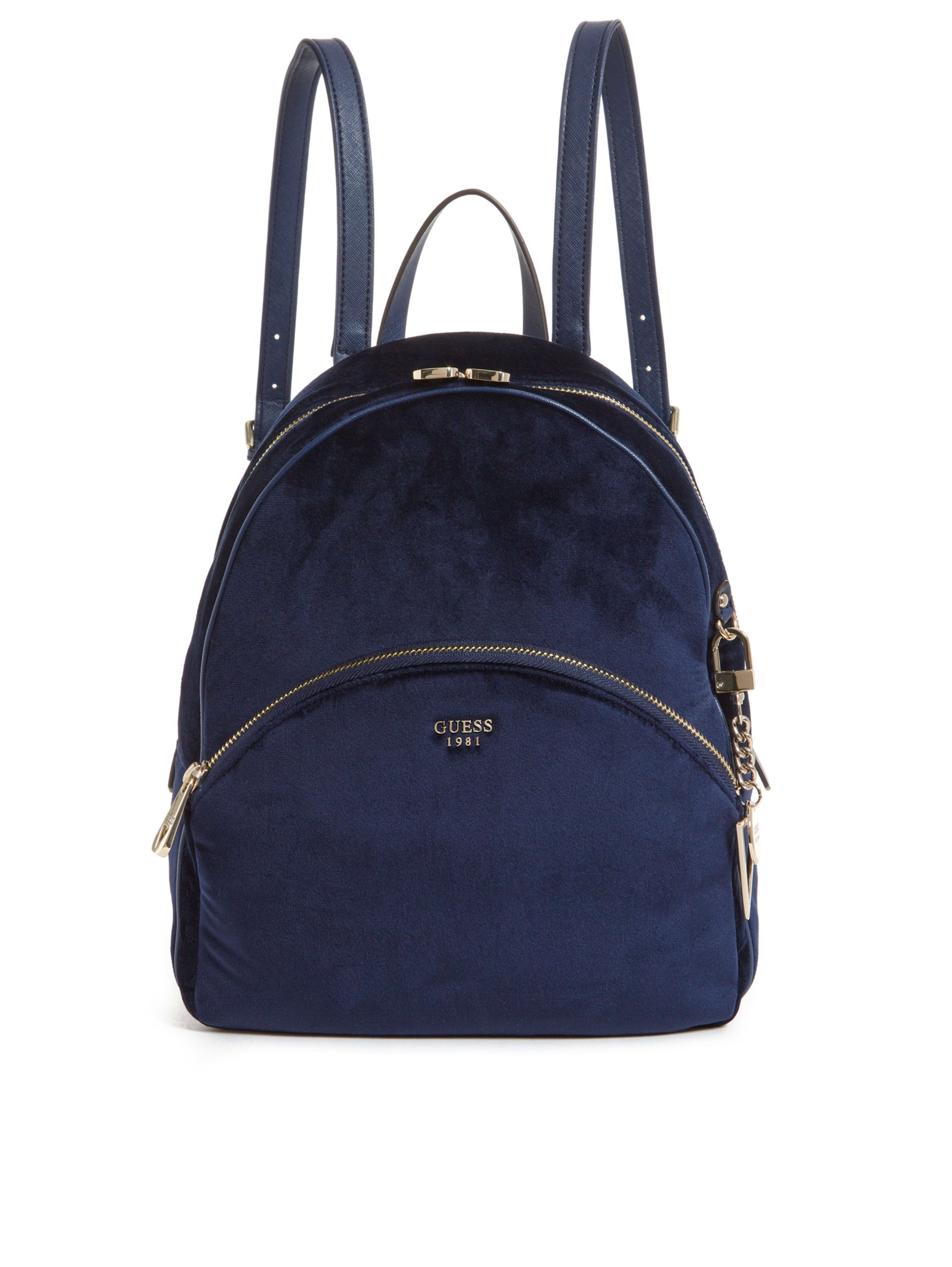 guess backpack velvet