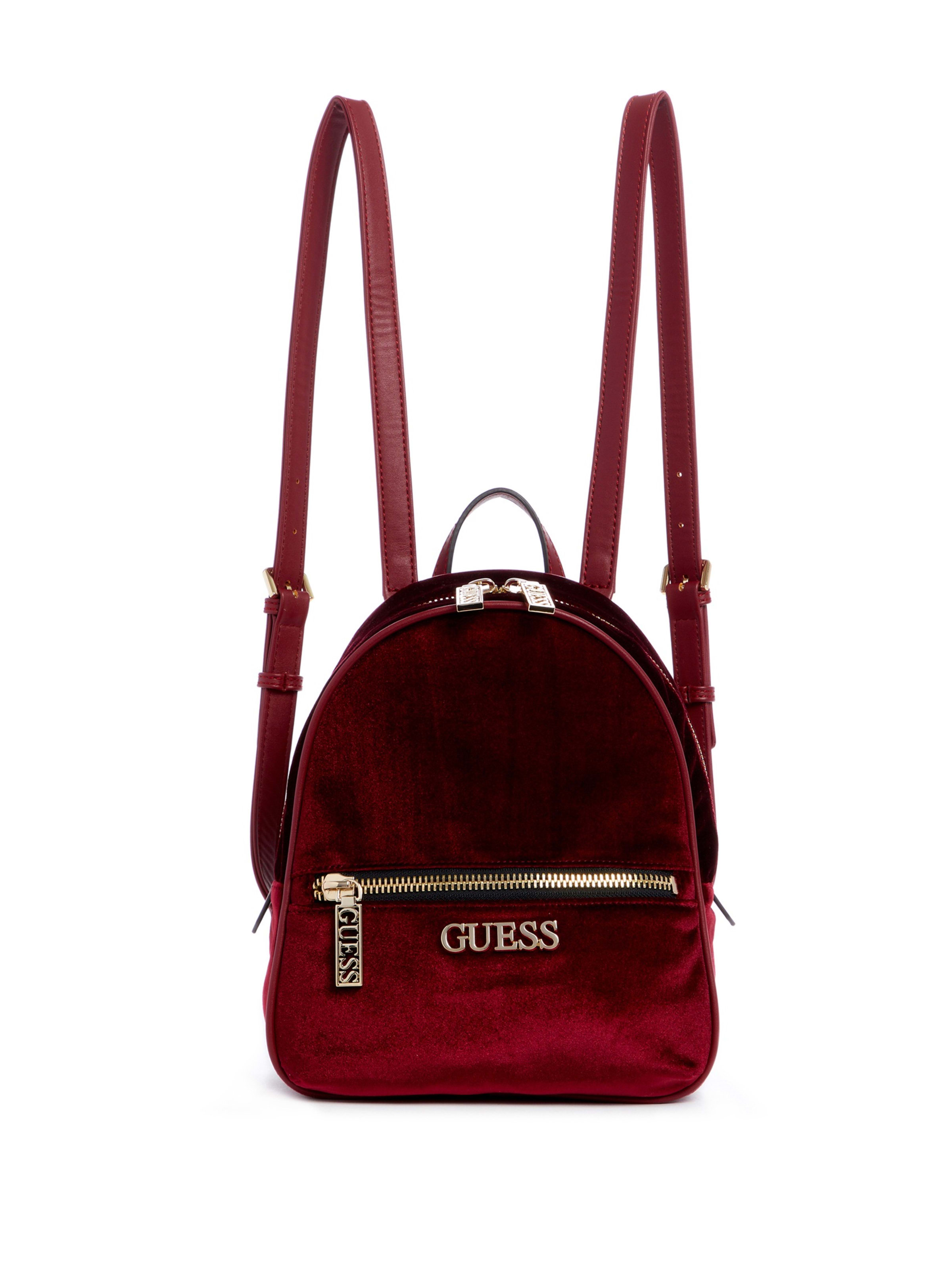 guess red mini backpack