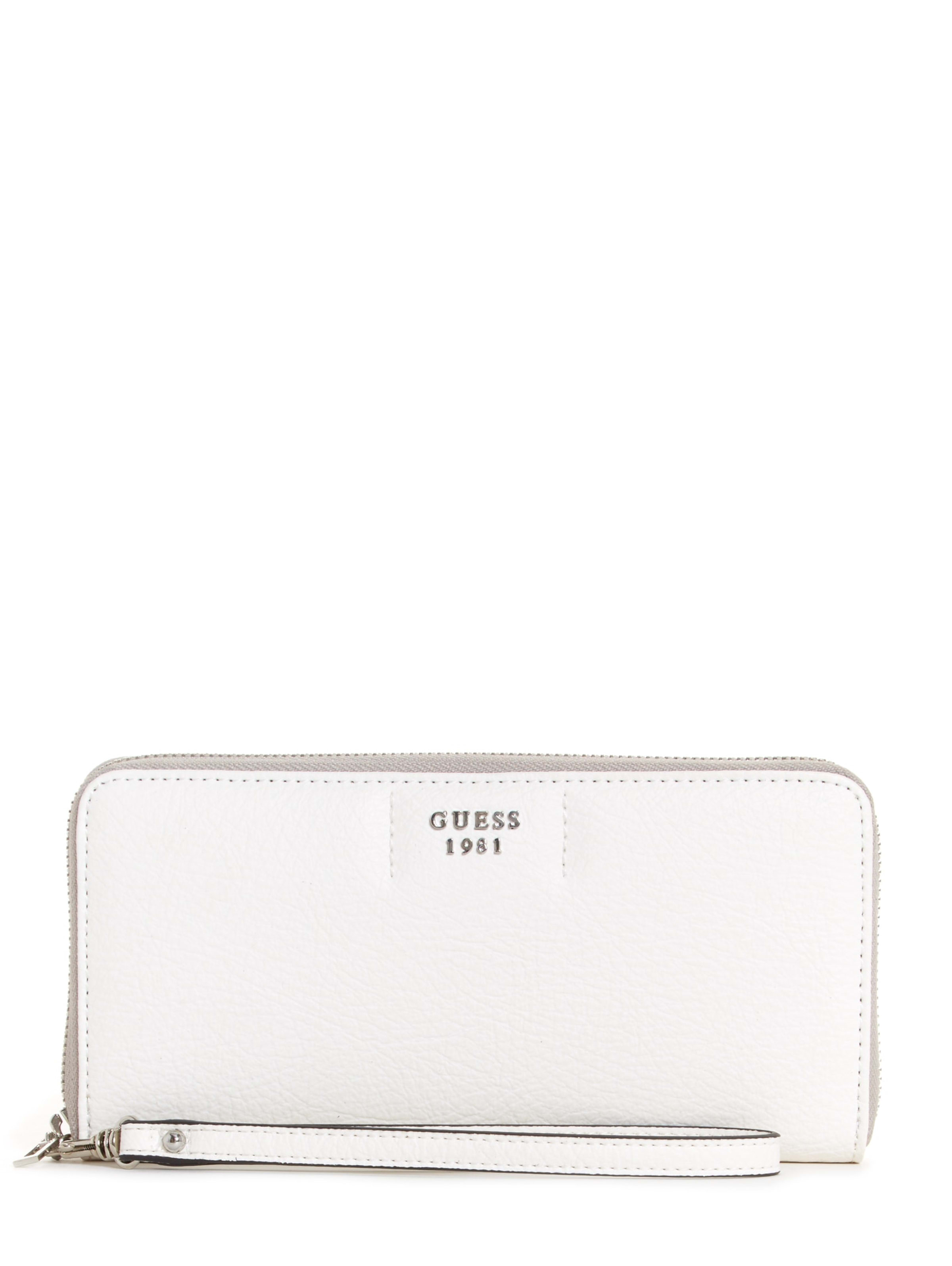 white guess wallet
