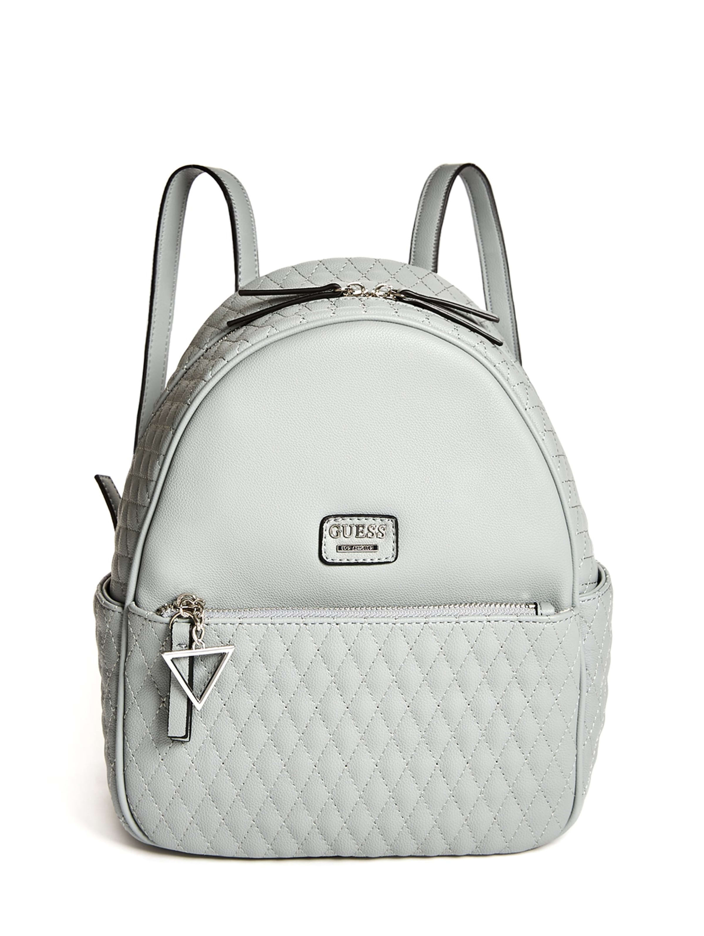 guess silver backpack