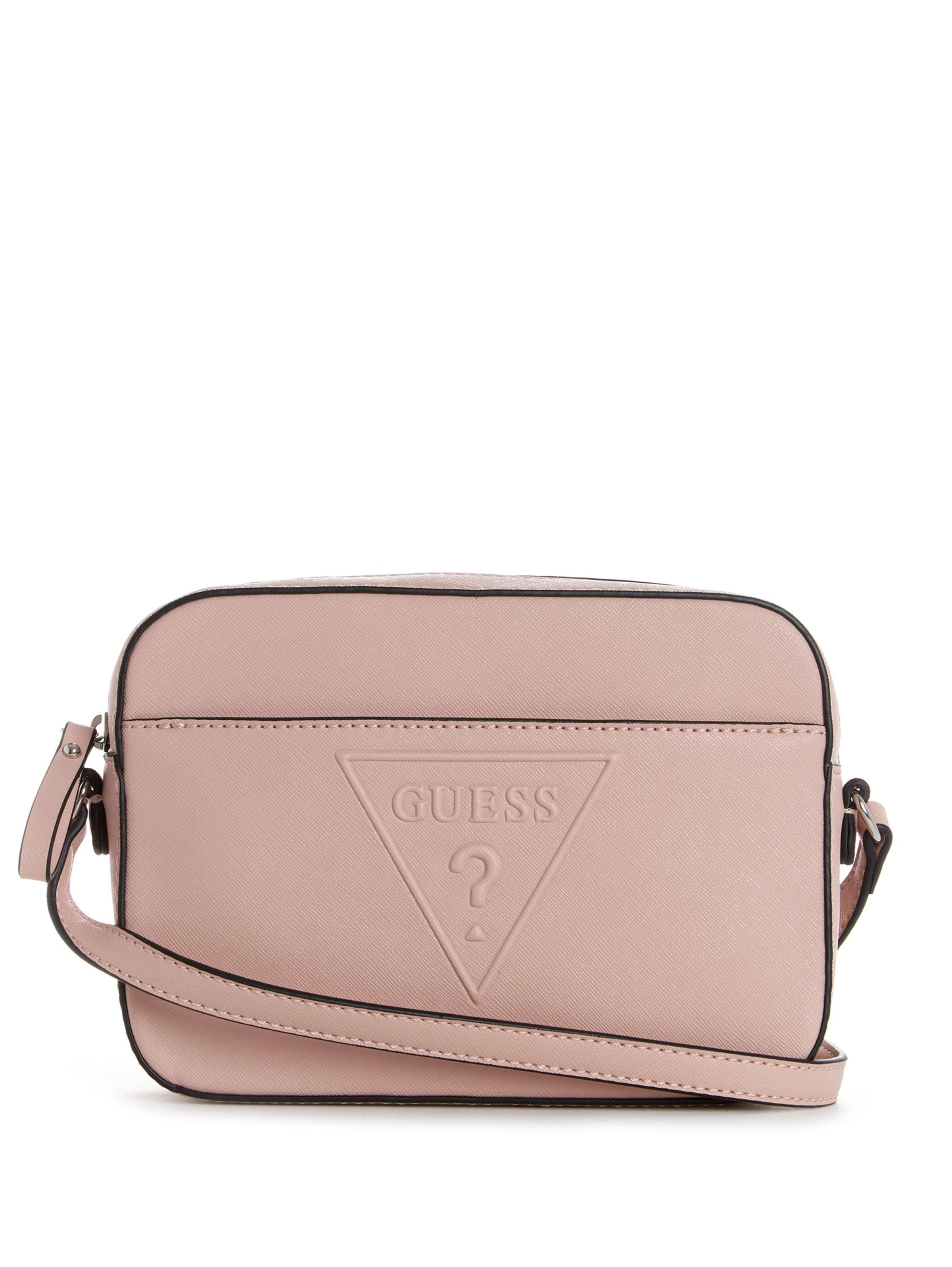 guess crossbody bag pink