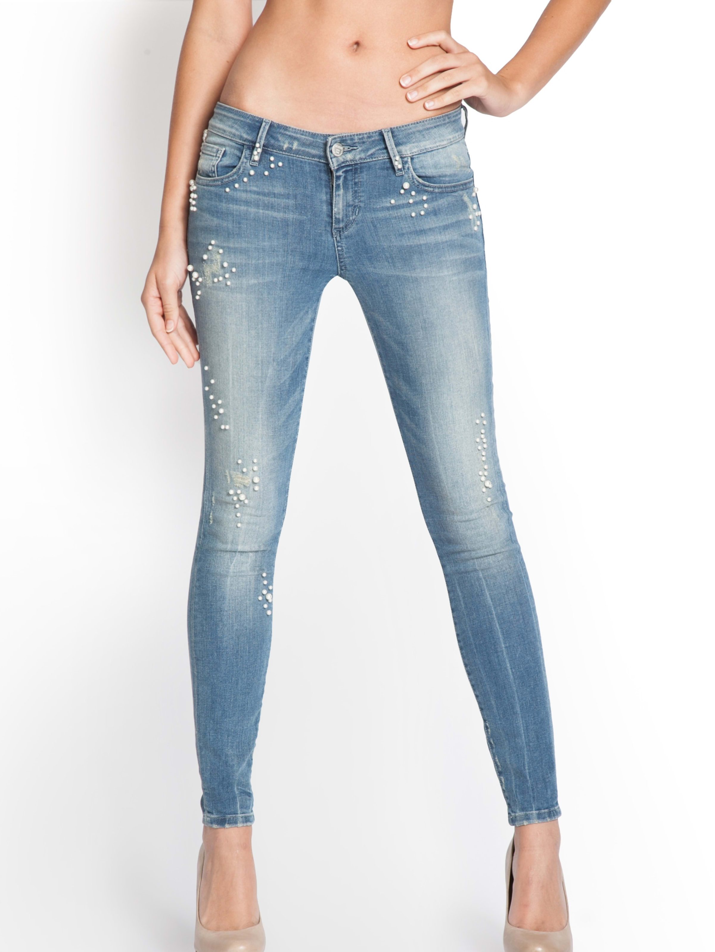 guess low rise skinny jeans