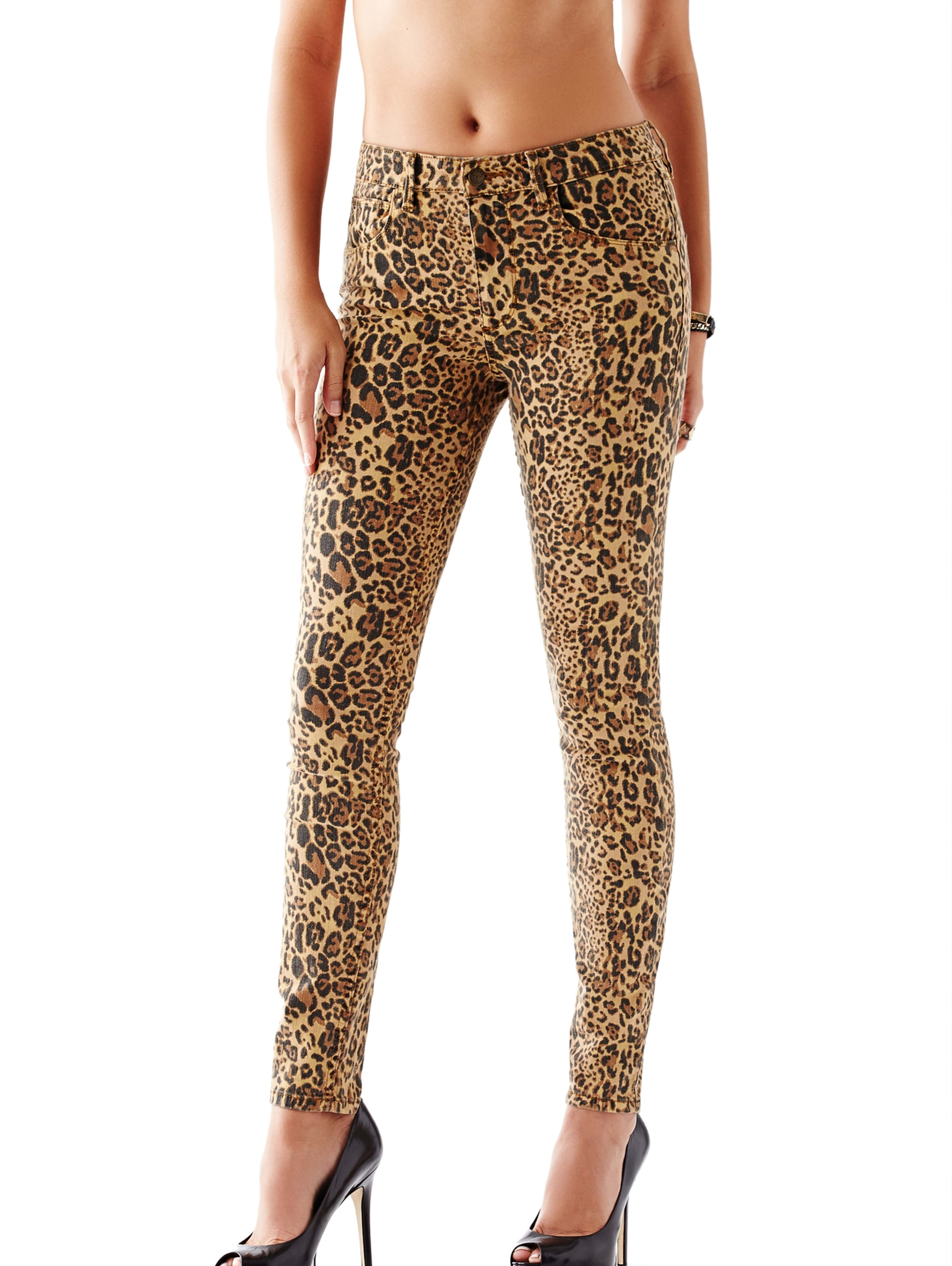 guess leopard jeans