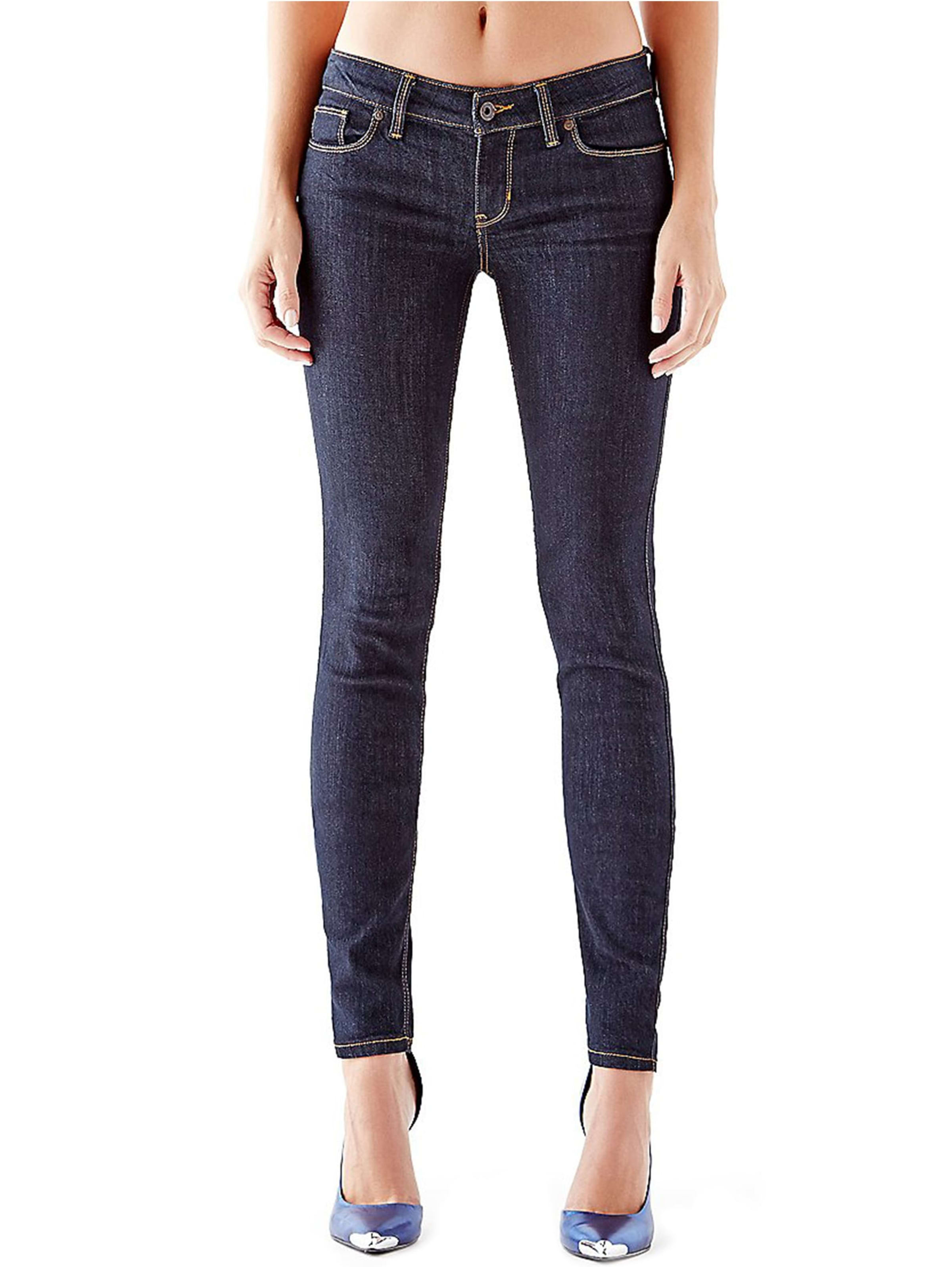 guess power skinny low rise jeans