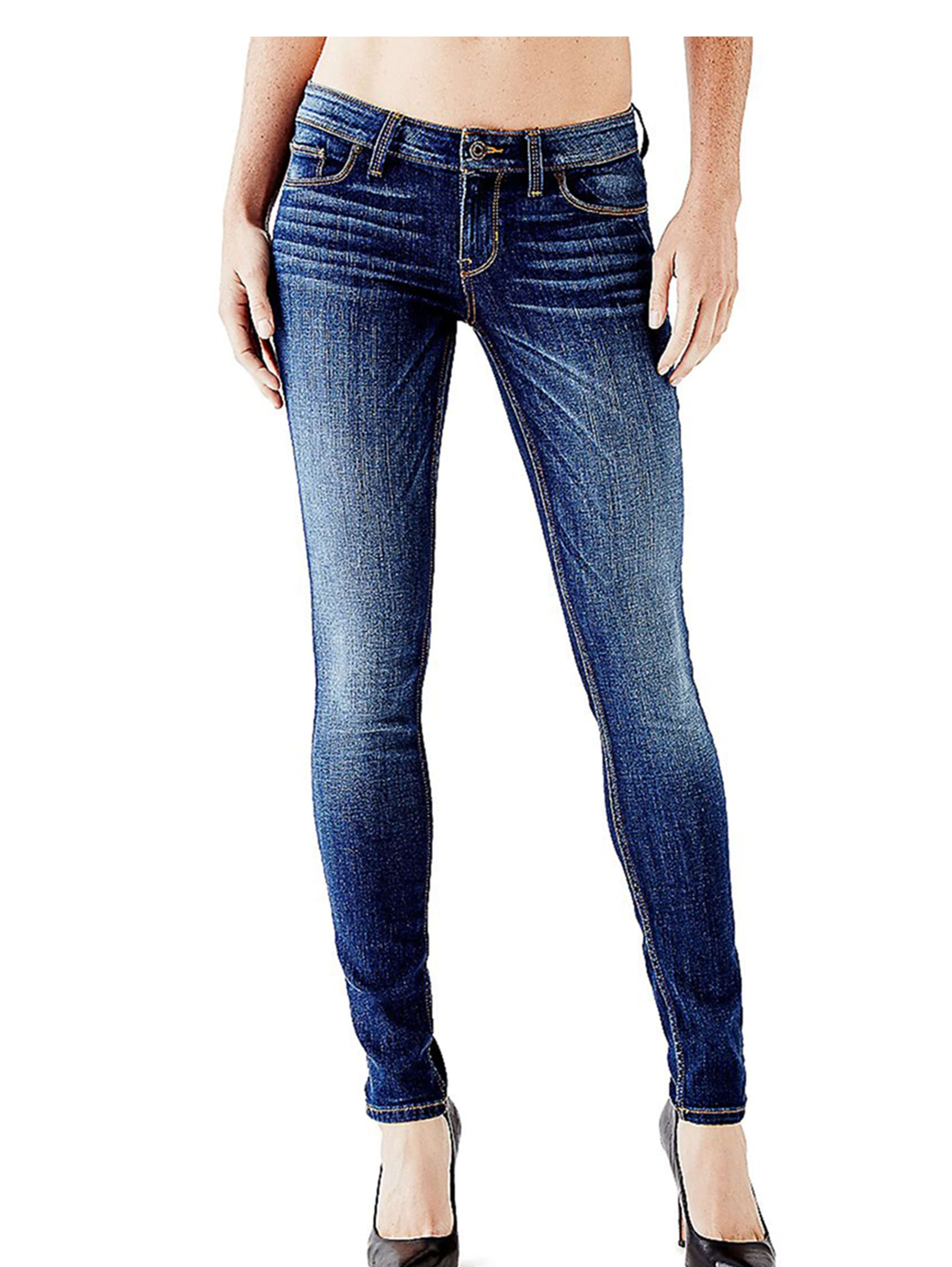 guess power skinny low rise jeans