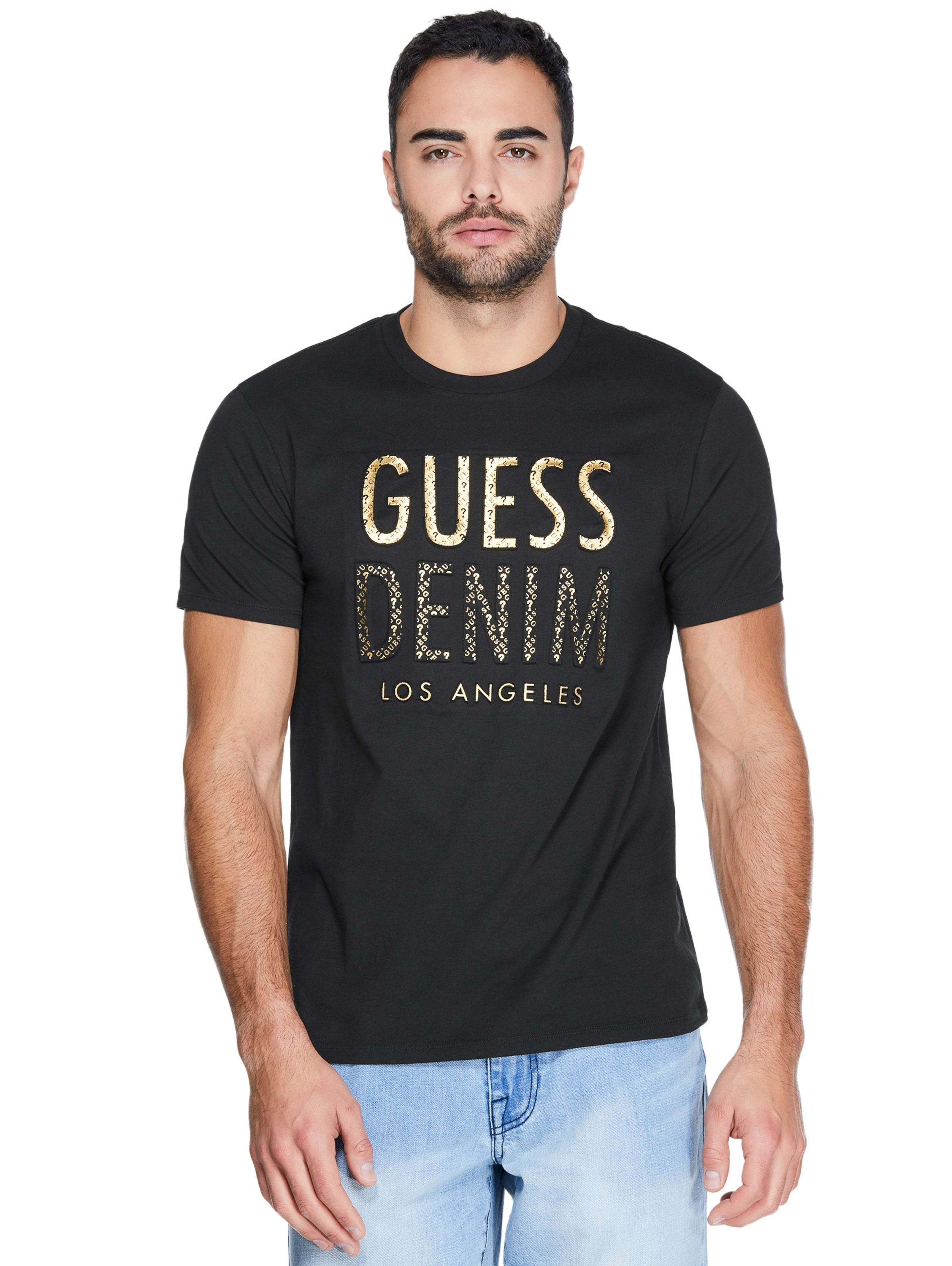 Madrigal Embossed Logo Tee Guessfactory Com