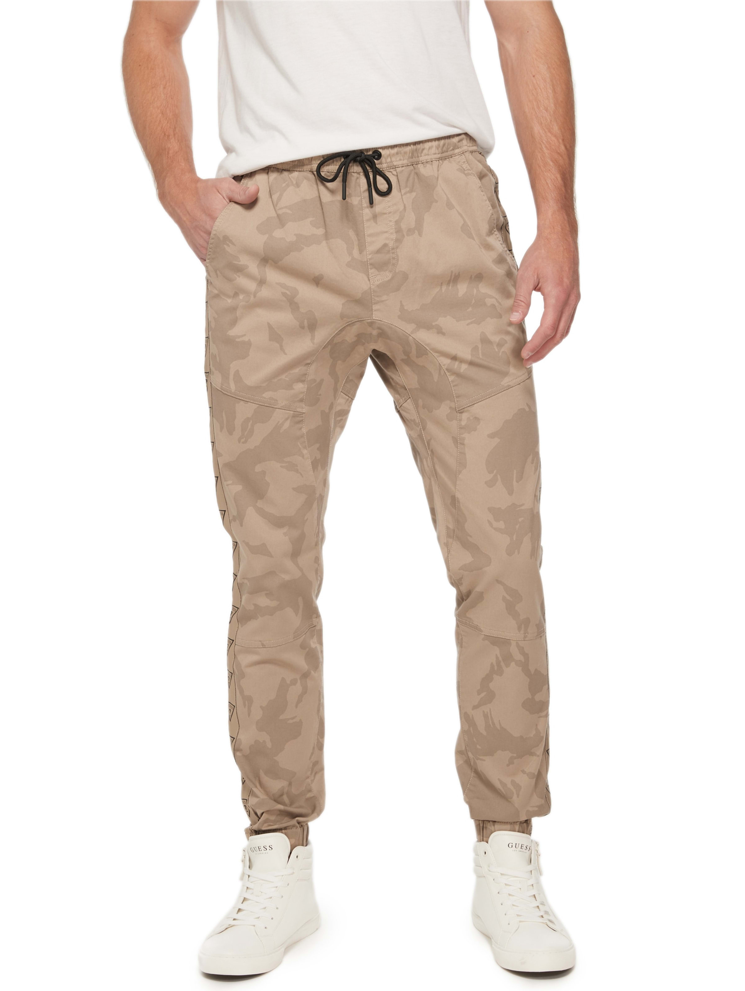 tan camo joggers