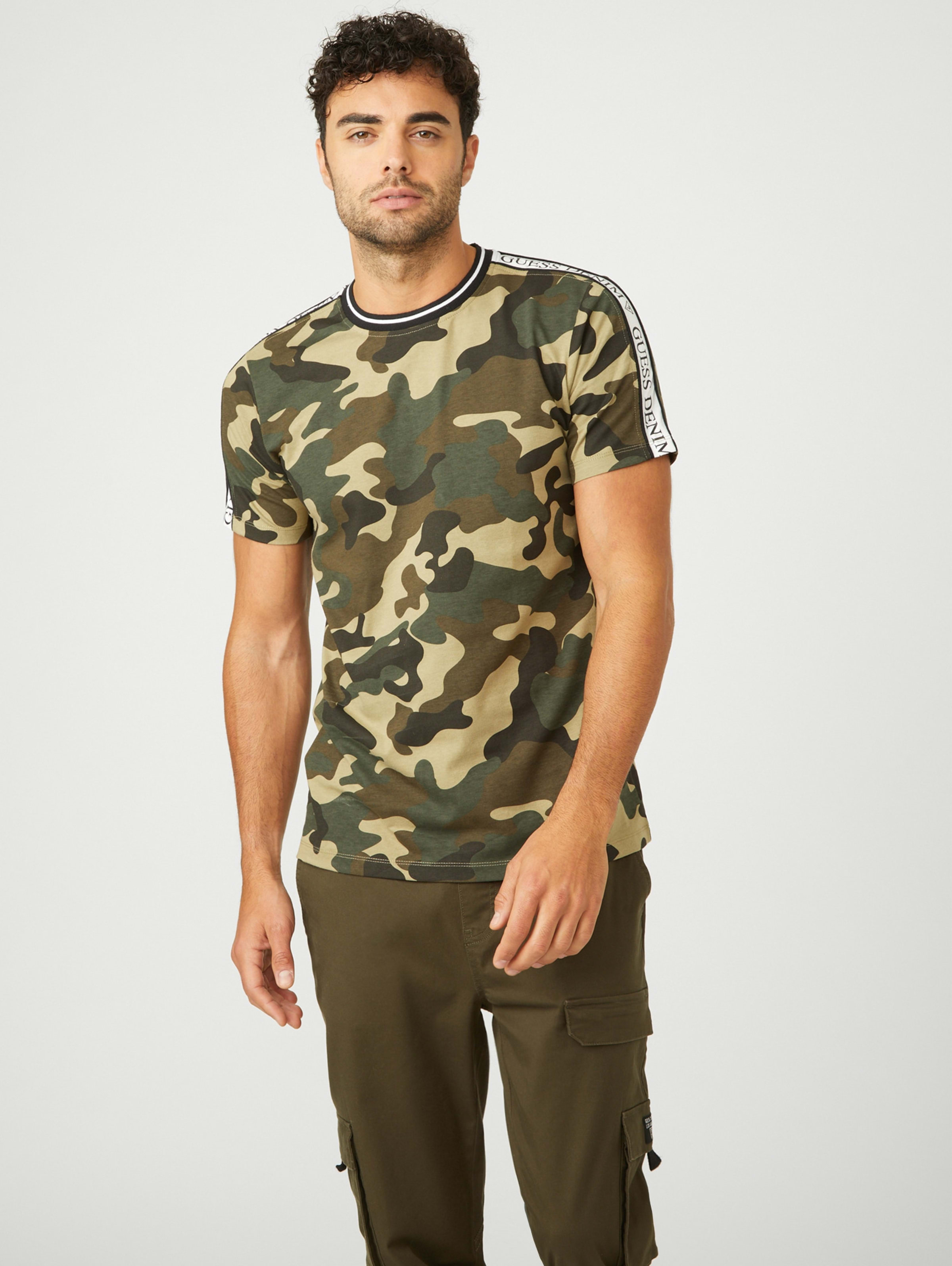 camo guess shirt