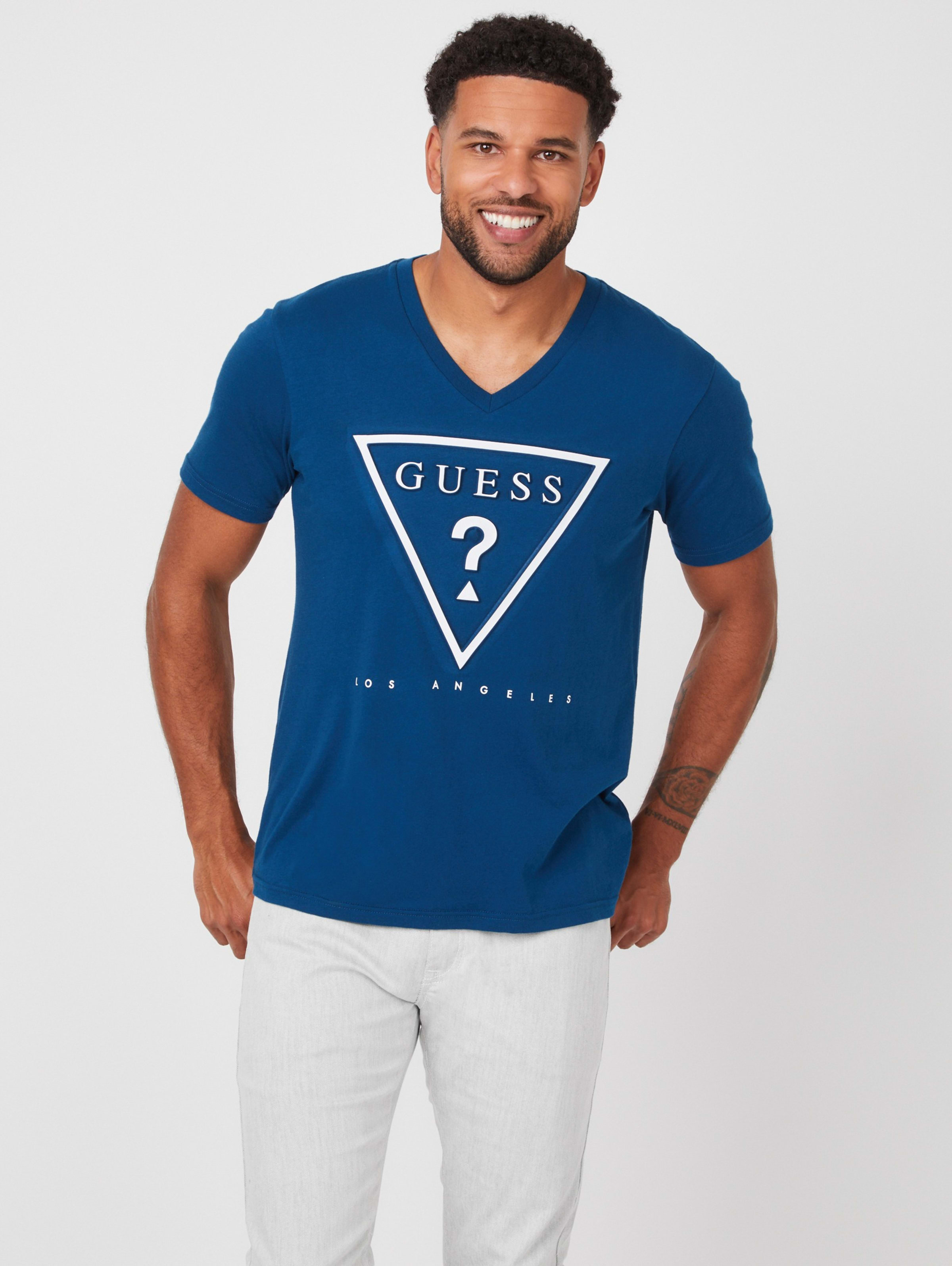 Taft Embossed Logo Tee Guessfactory Com