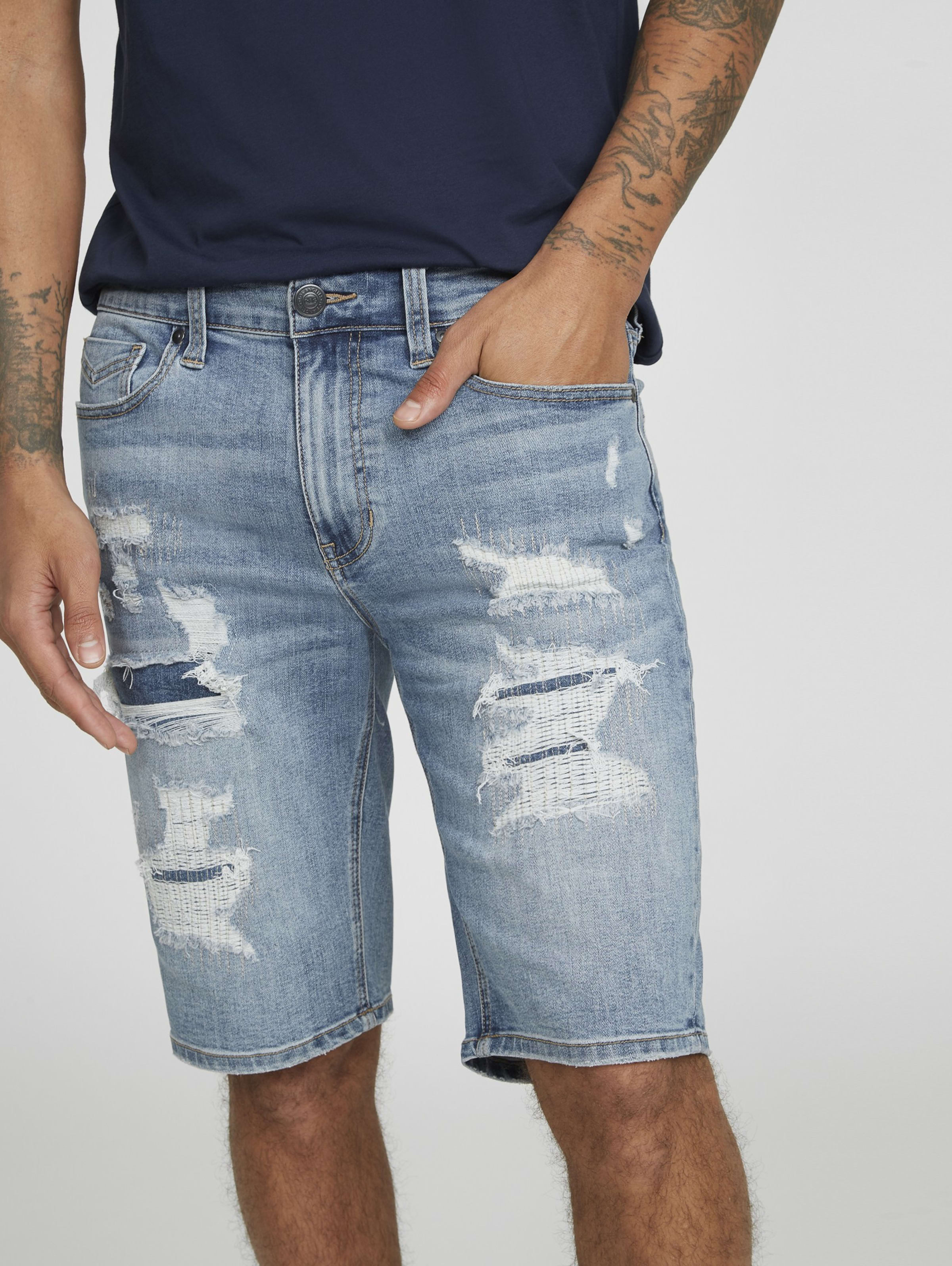 burton denim shorts