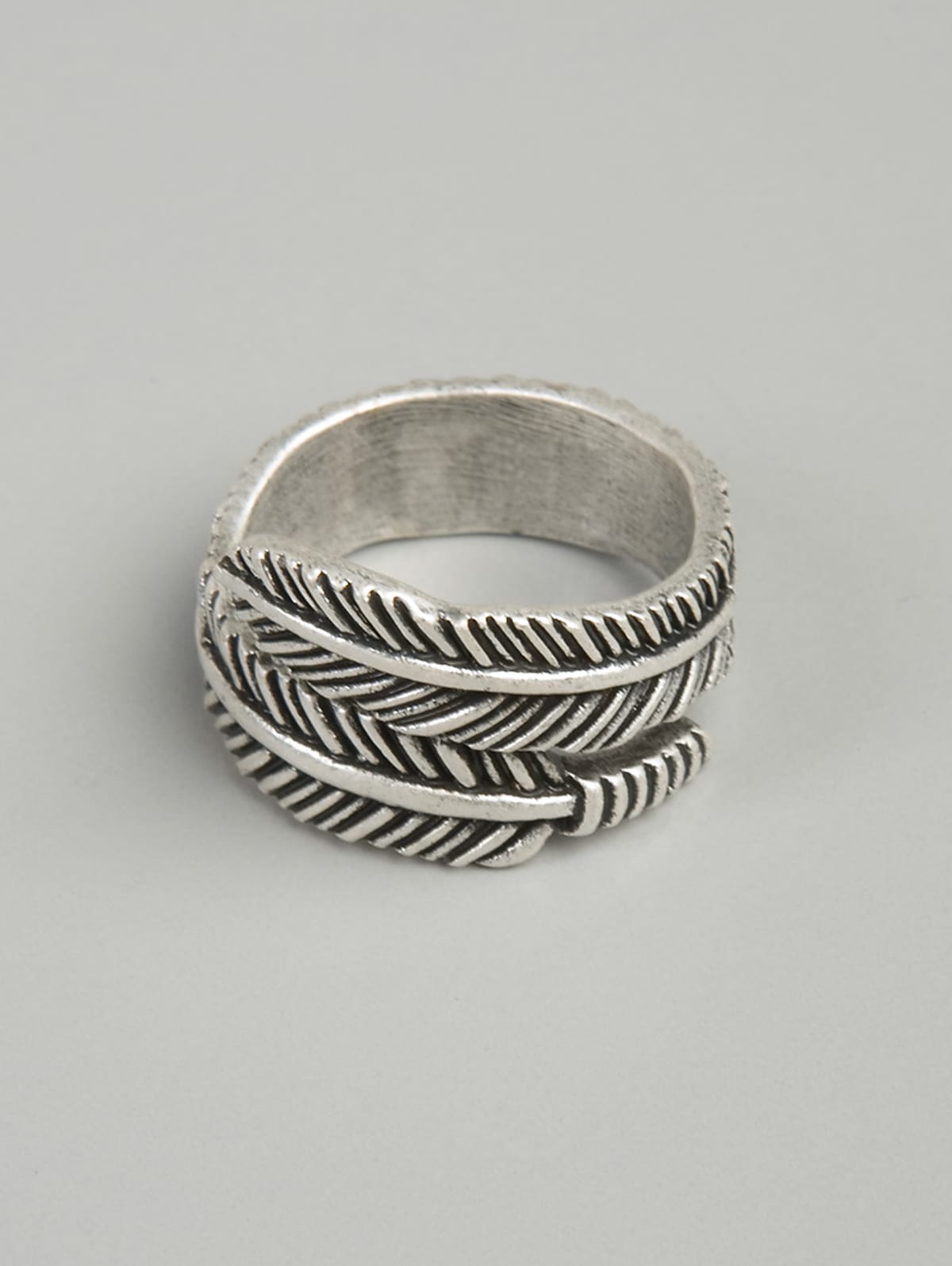 Feather Wrap Ring Size 10 Guess Com