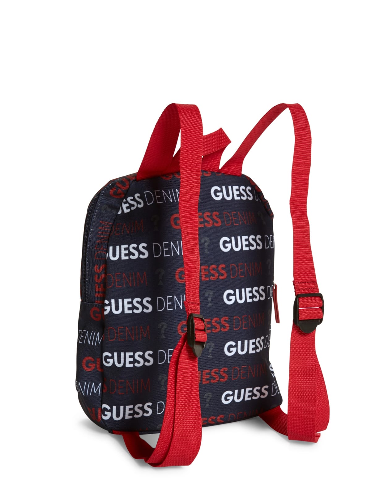 guess red backpack