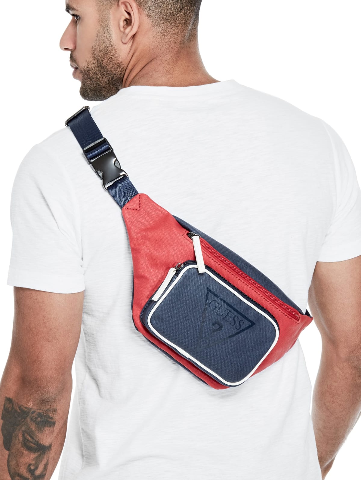guess fanny pack mens
