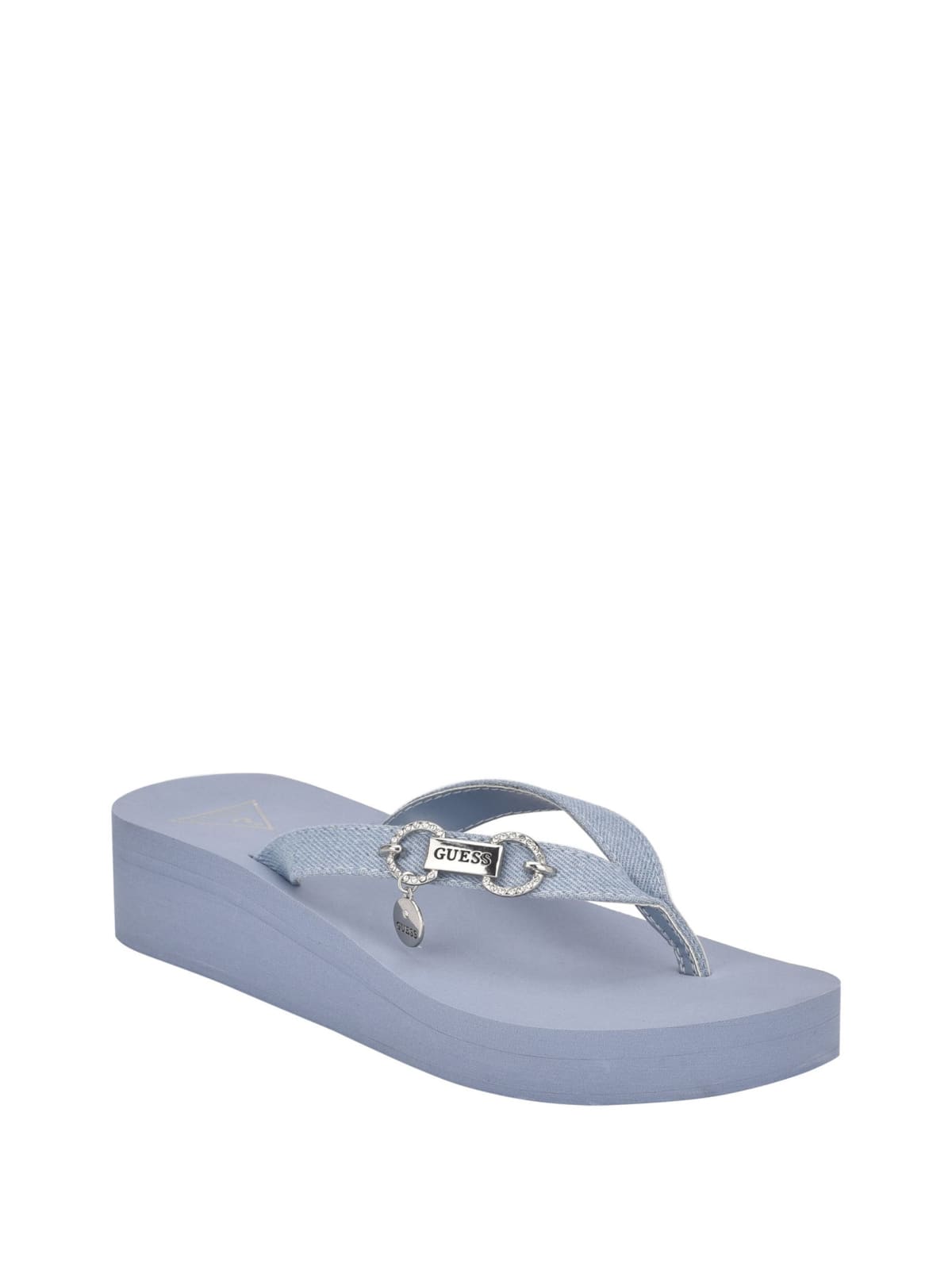 logo on flip flops