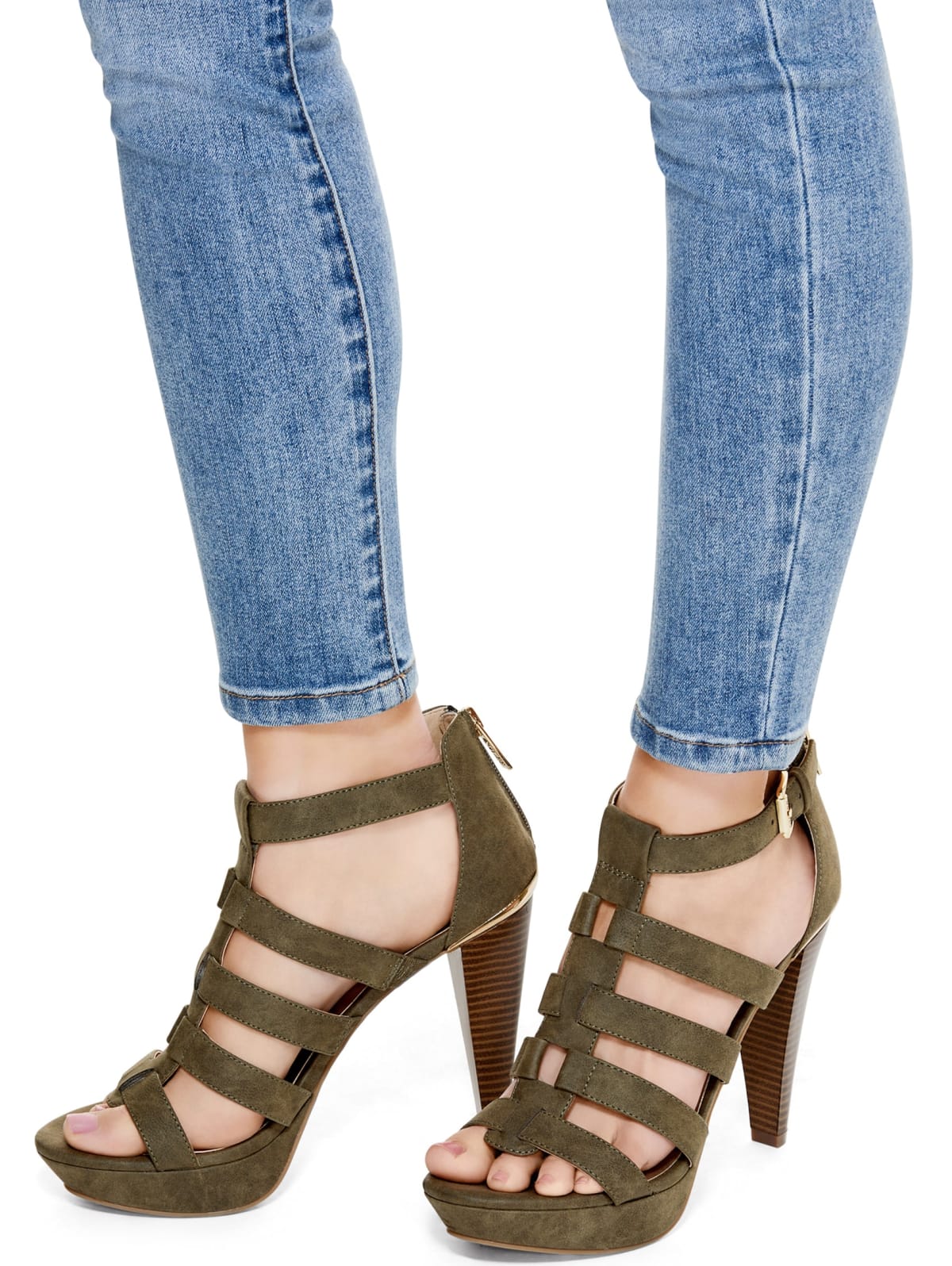 guess gladiator heels