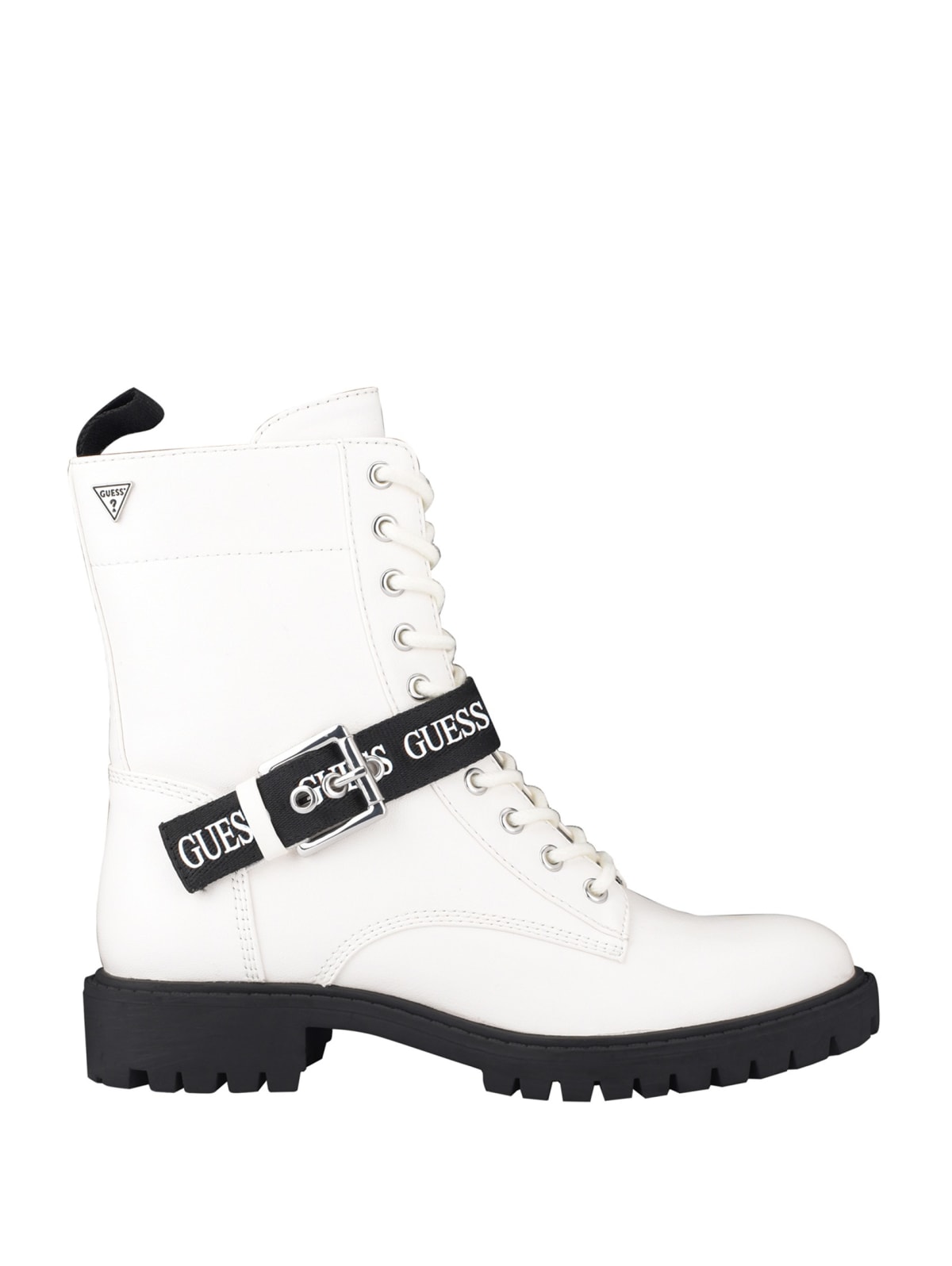guess white boots
