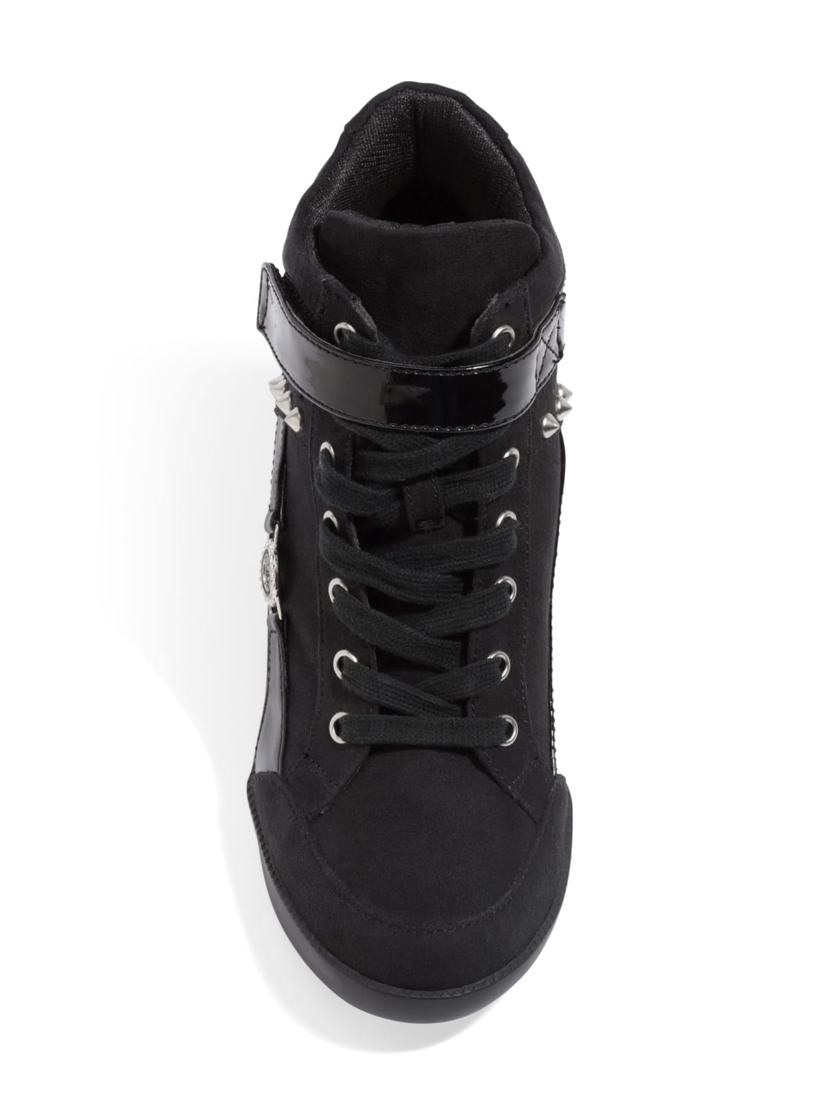 guess register wedge sneakers