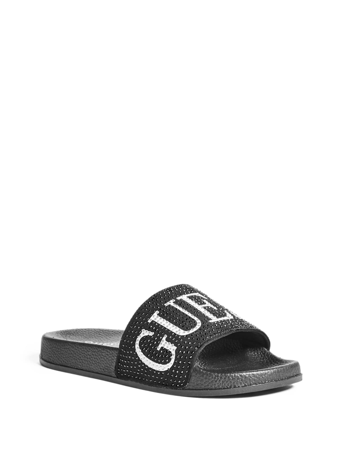 guess flip flops with rhinestones