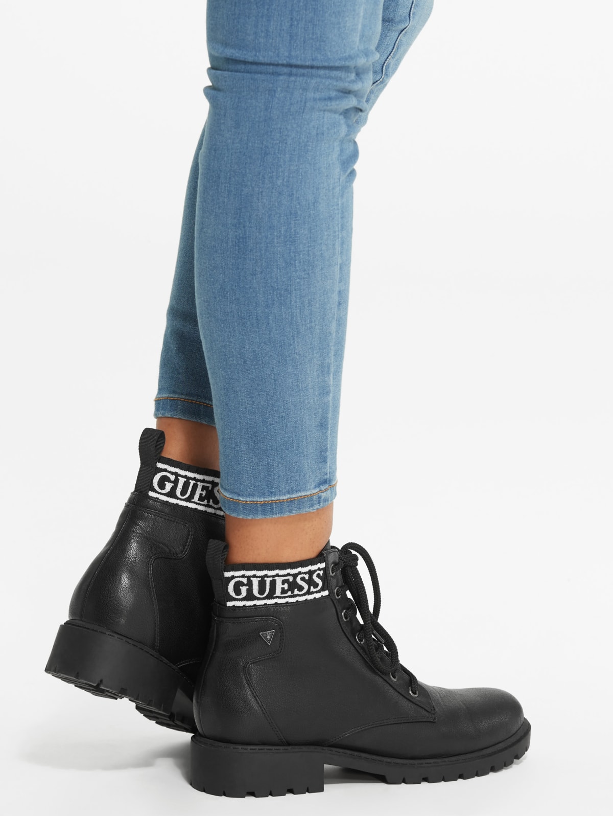 guess boots grey