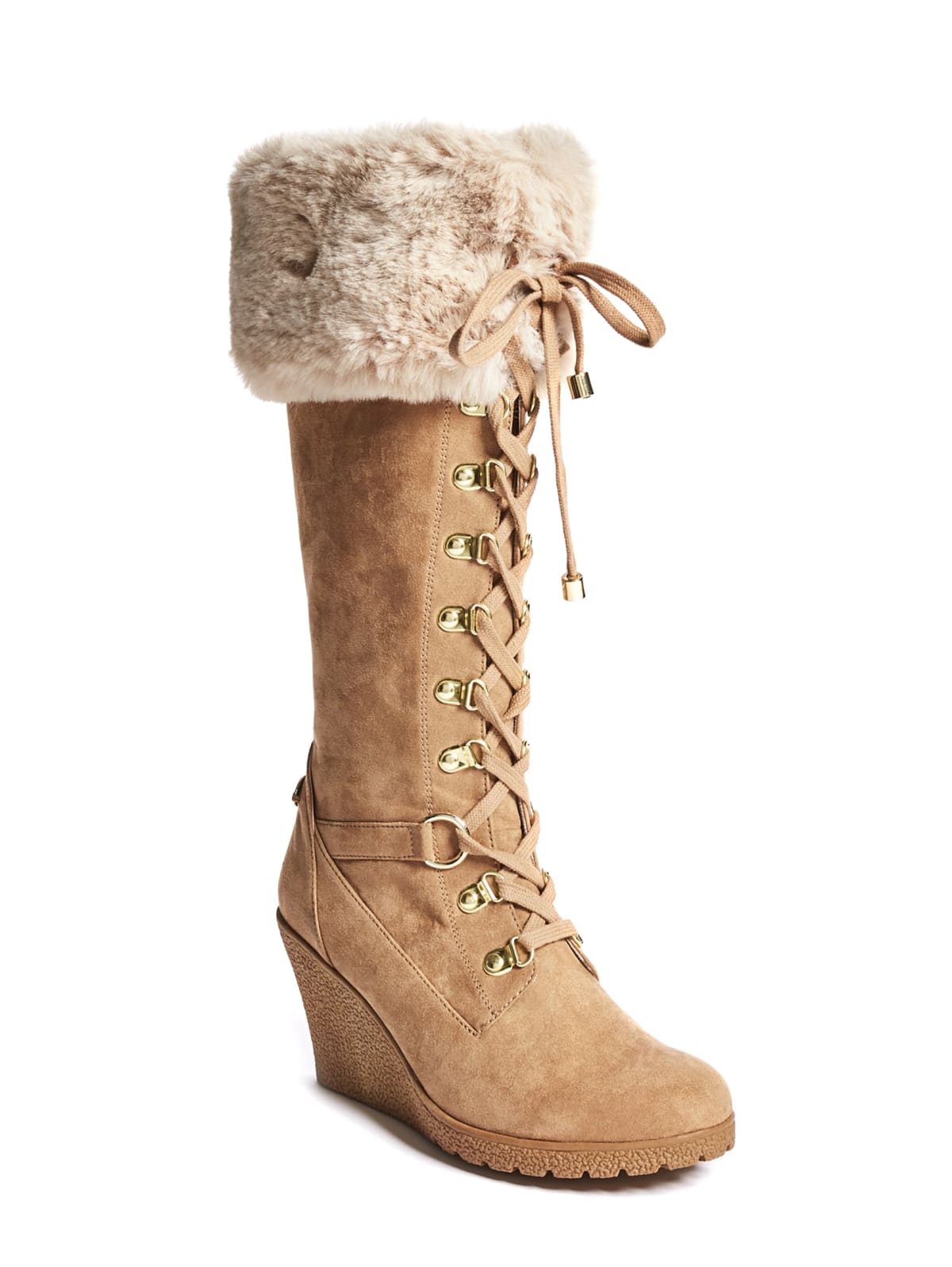 guess wedge boots