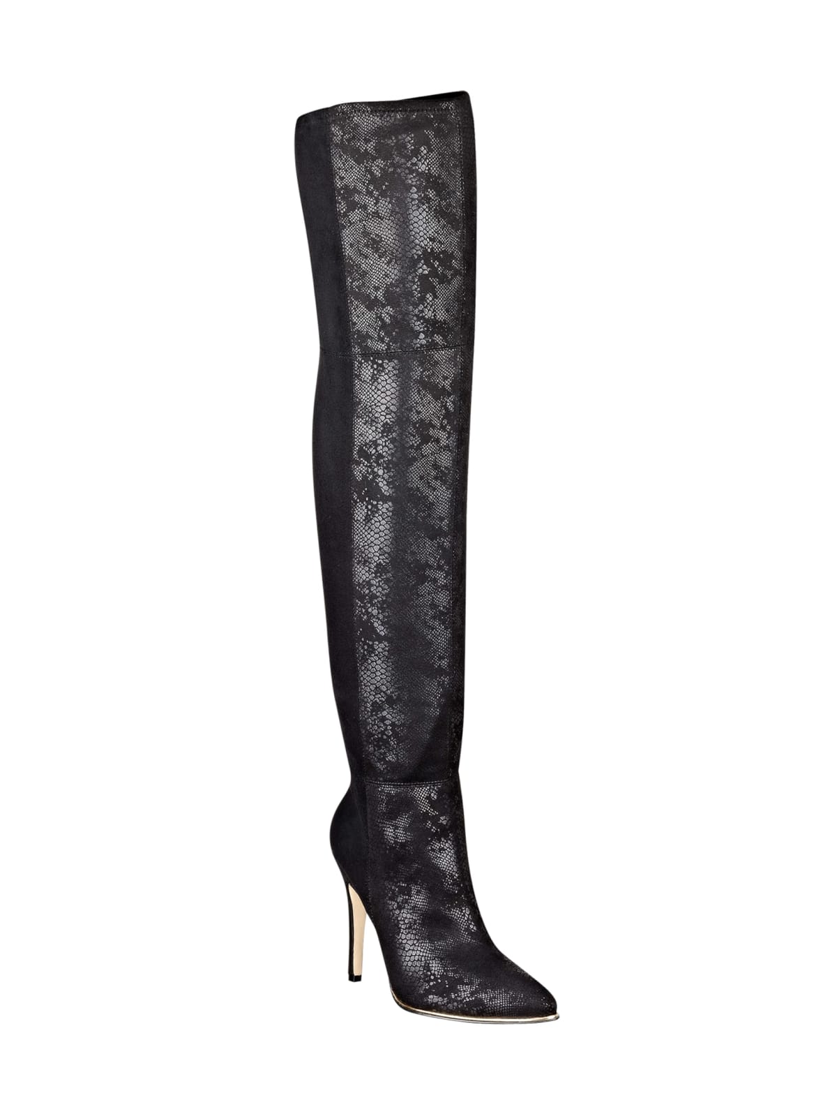 guess over the knee boots suede