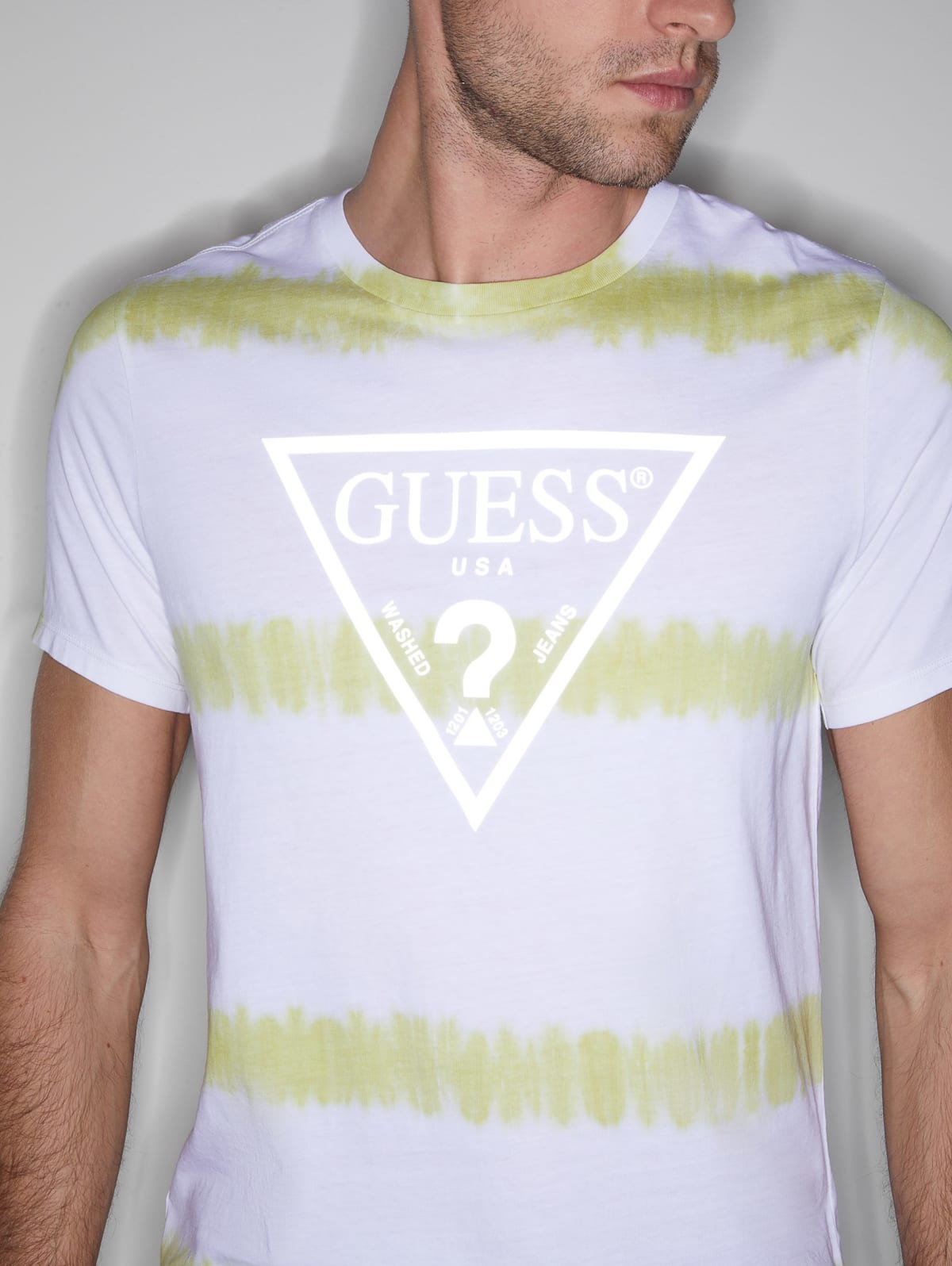 guess reflective t shirt