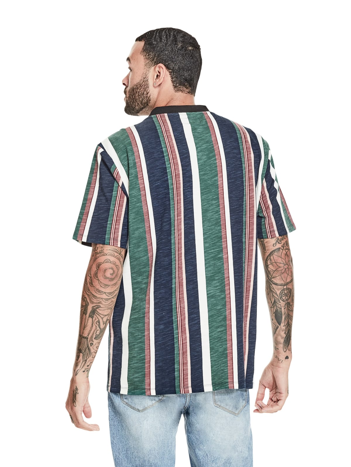 guess 81 sayer stripe tee