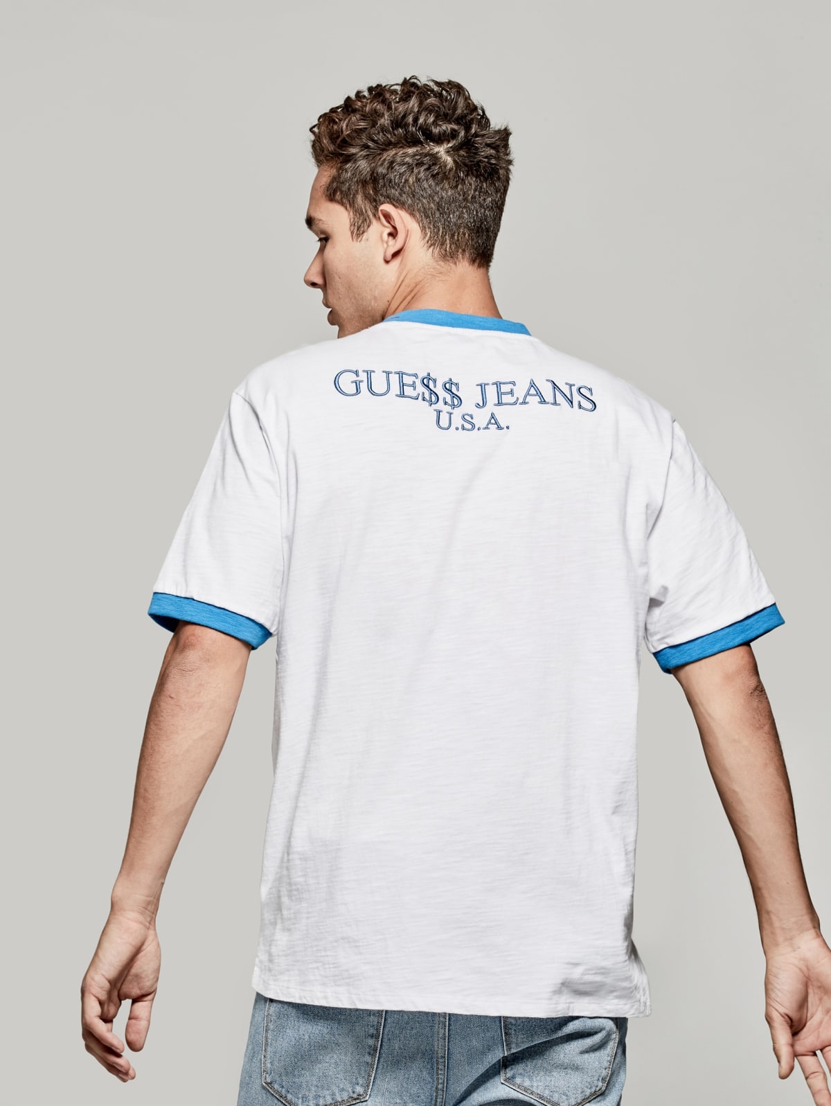 guess ringer tee