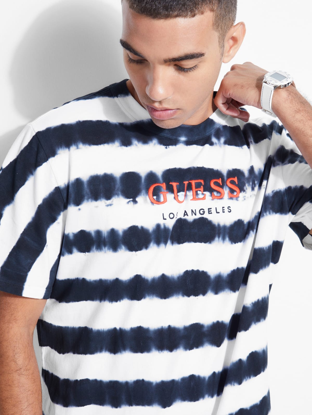 guess tie dye t shirt