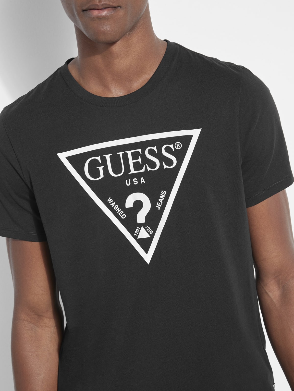 guess reflective shirt