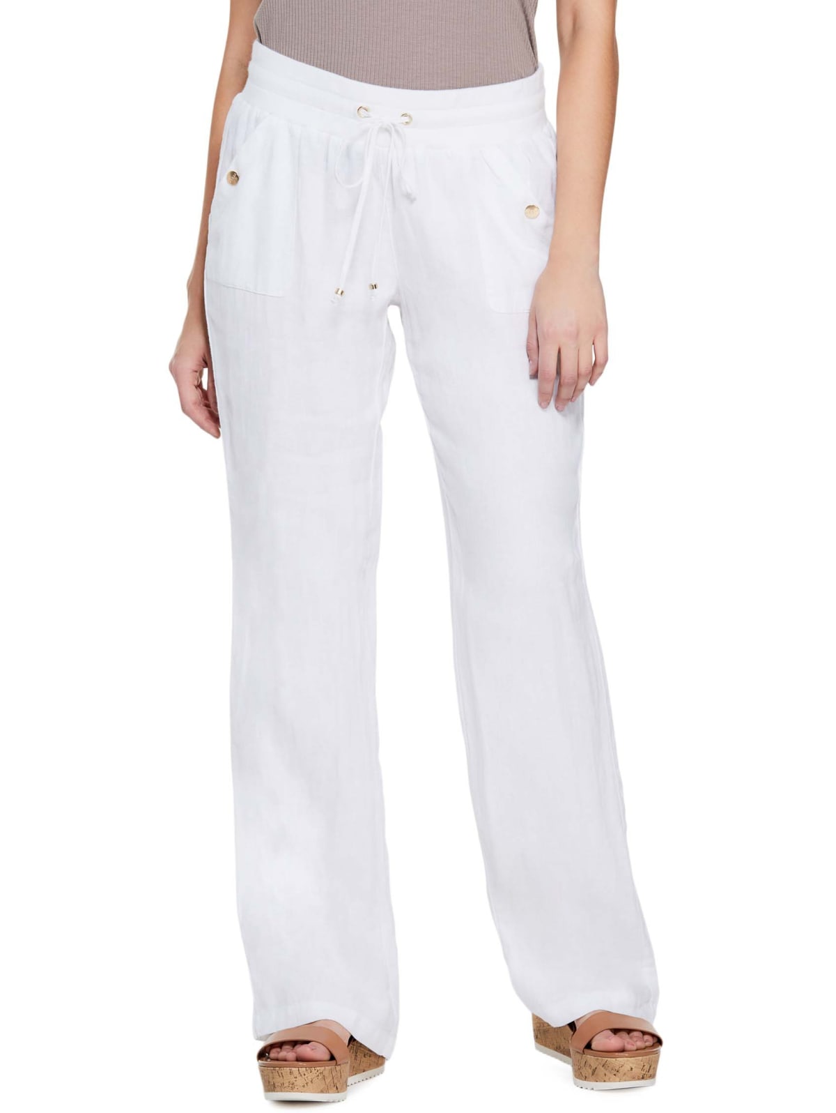 guess linen pants