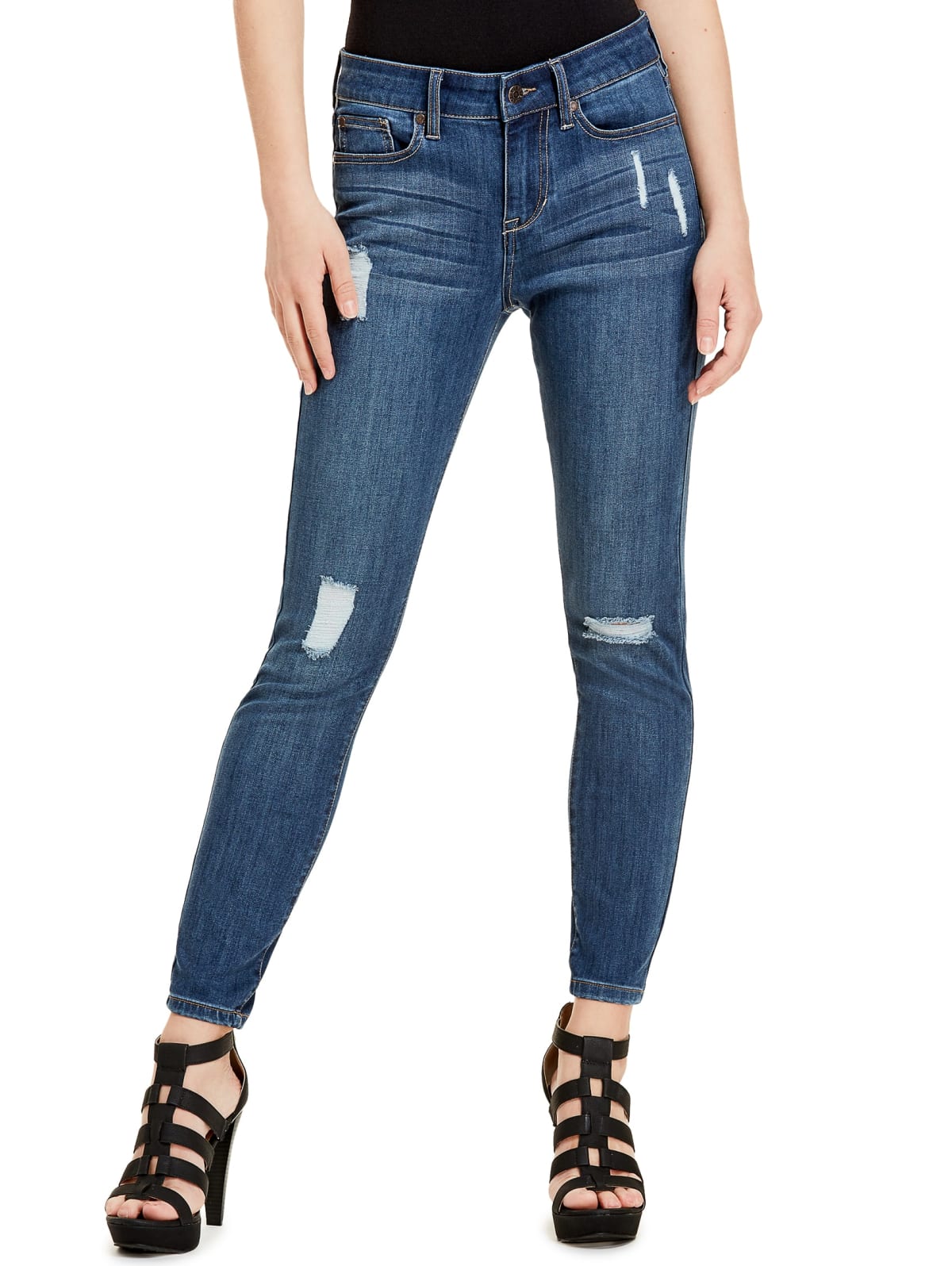 Jaden Body Sculpt Skinny Jeans Guessfactory Com