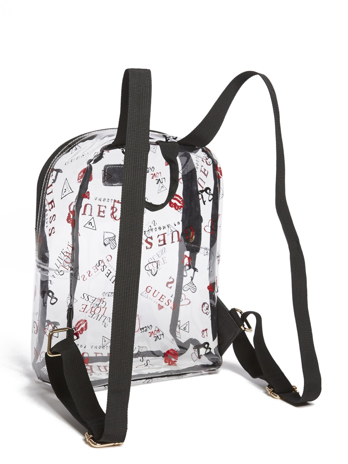 Clear backpack with logo clearance