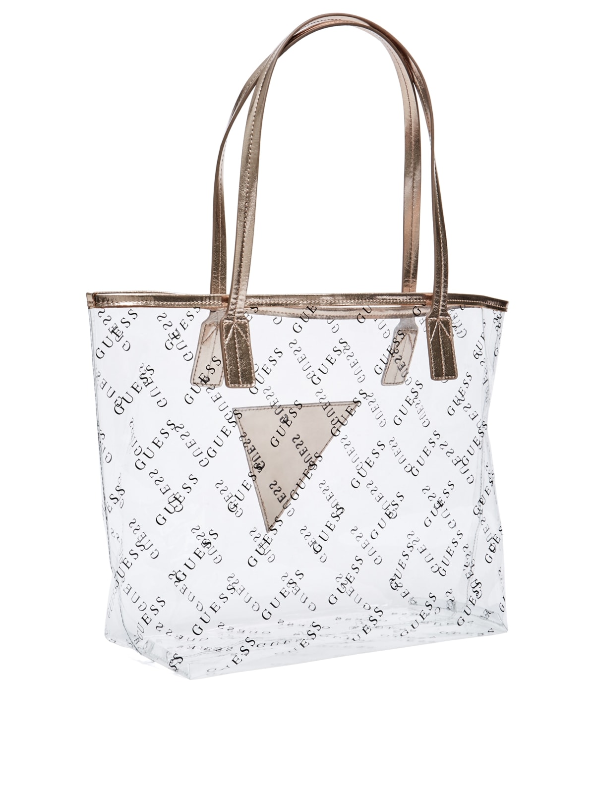 guess clear tote bags
