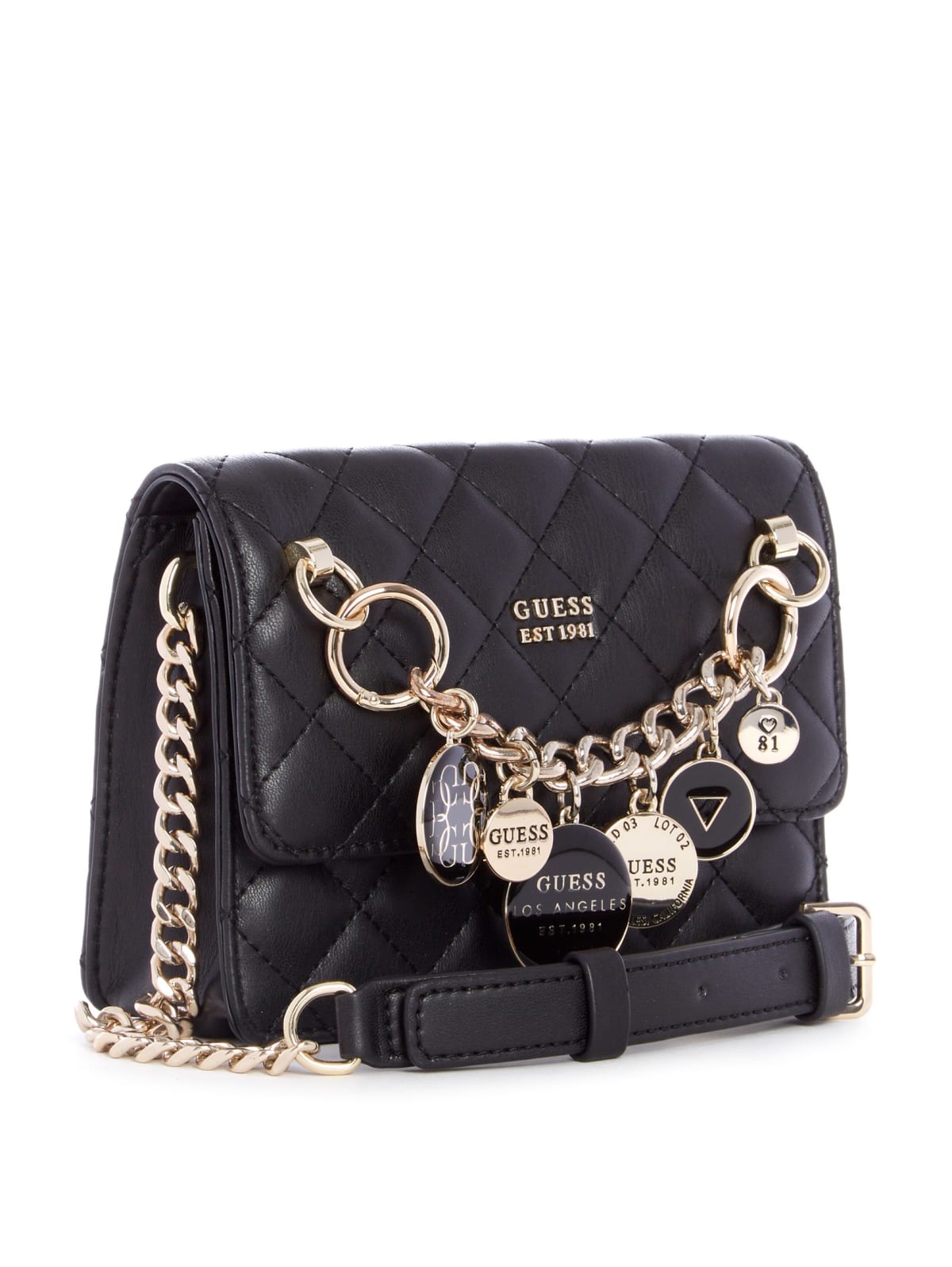 guess victoria chain shoulder bag