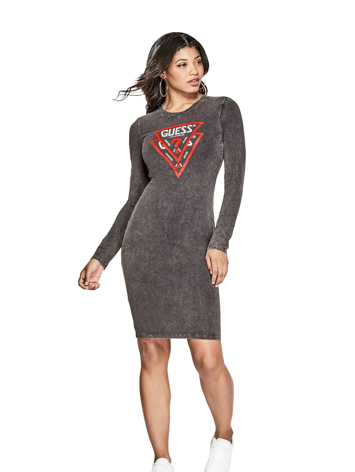 guess logo dress