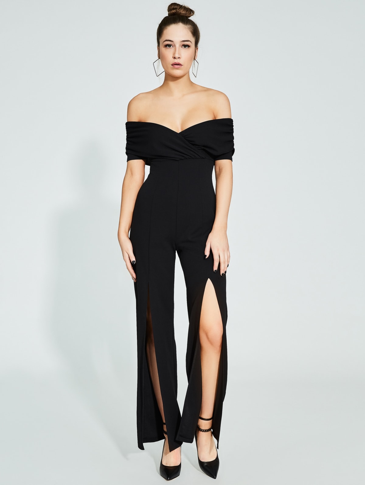 high slit jumpsuit