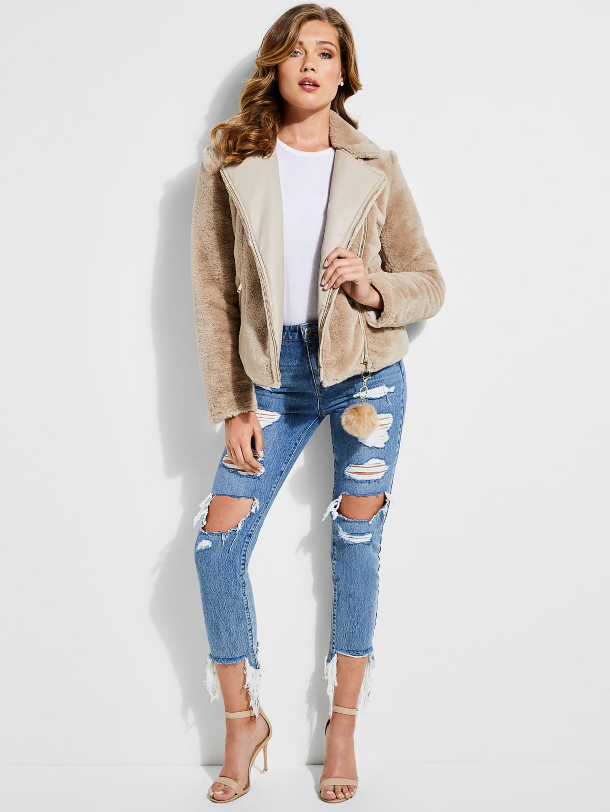 guess allegra reversible puffer jacket